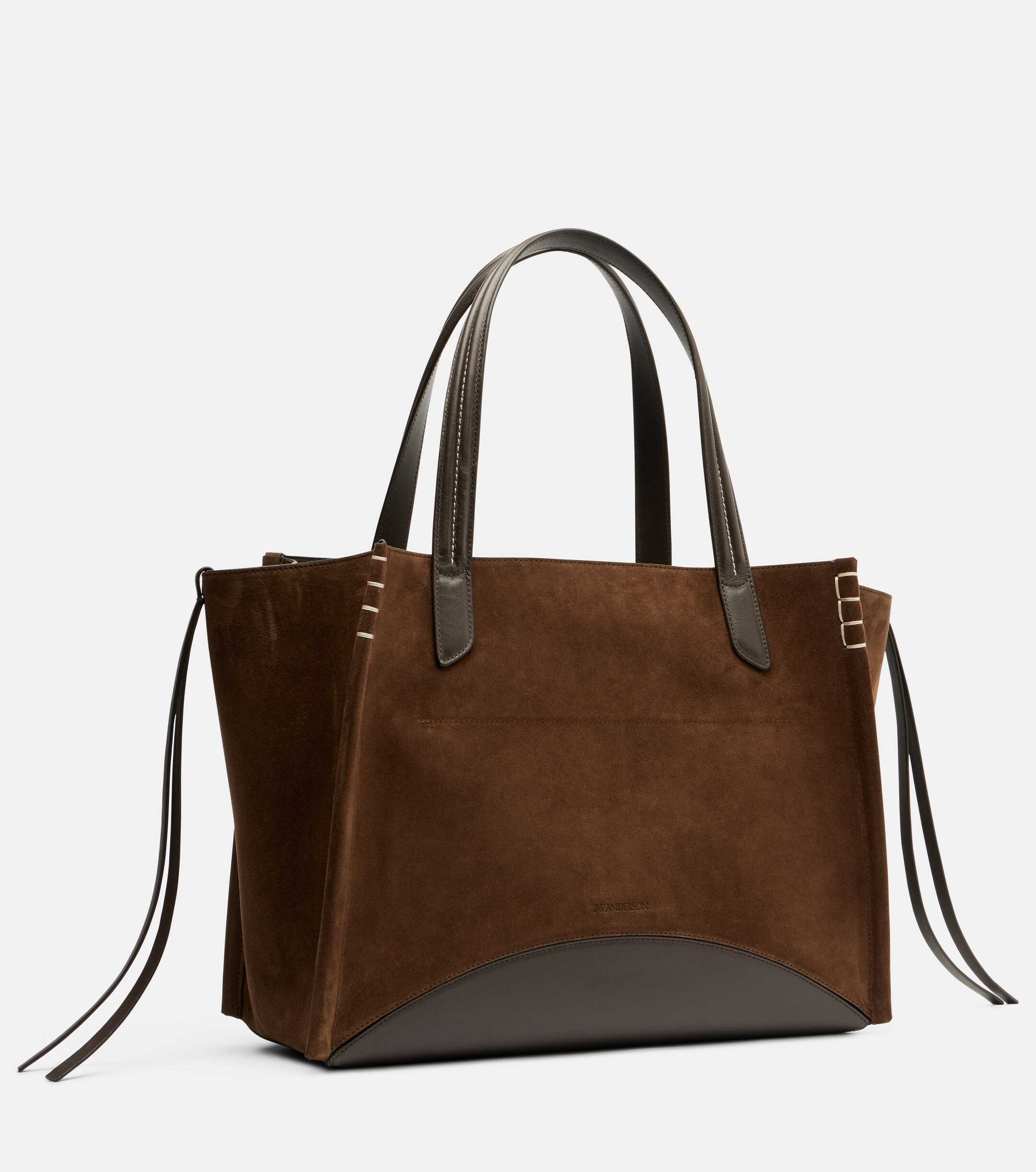 Jw Anderson Loafer Cabas Large suede tote bag