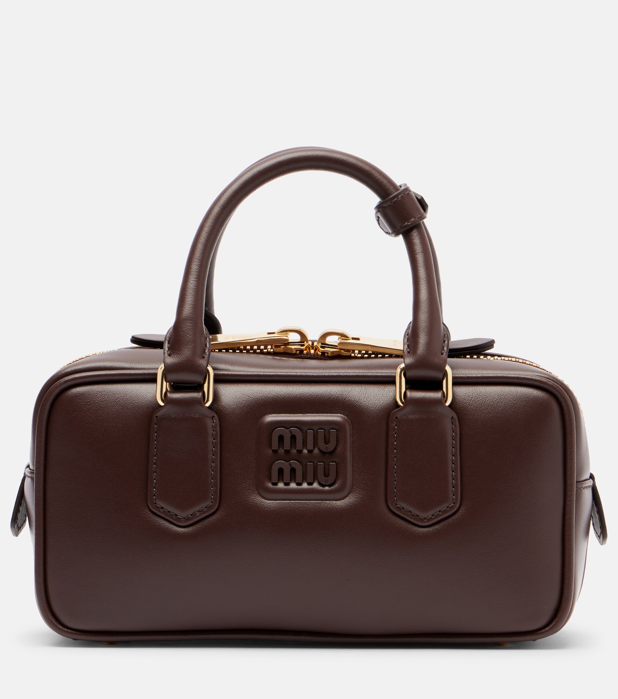 Miu Miu Arcadie leather tote bag