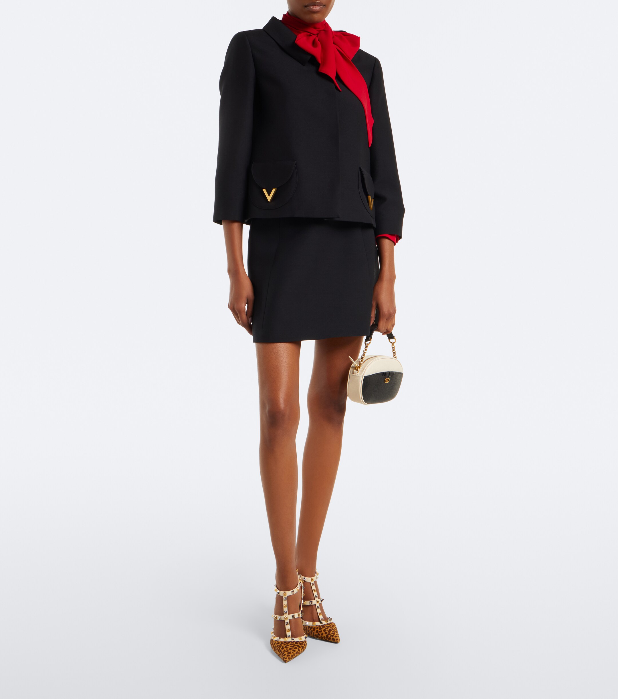 Valentino Garavani VLogo Mini leather top-handle bag thumbnail