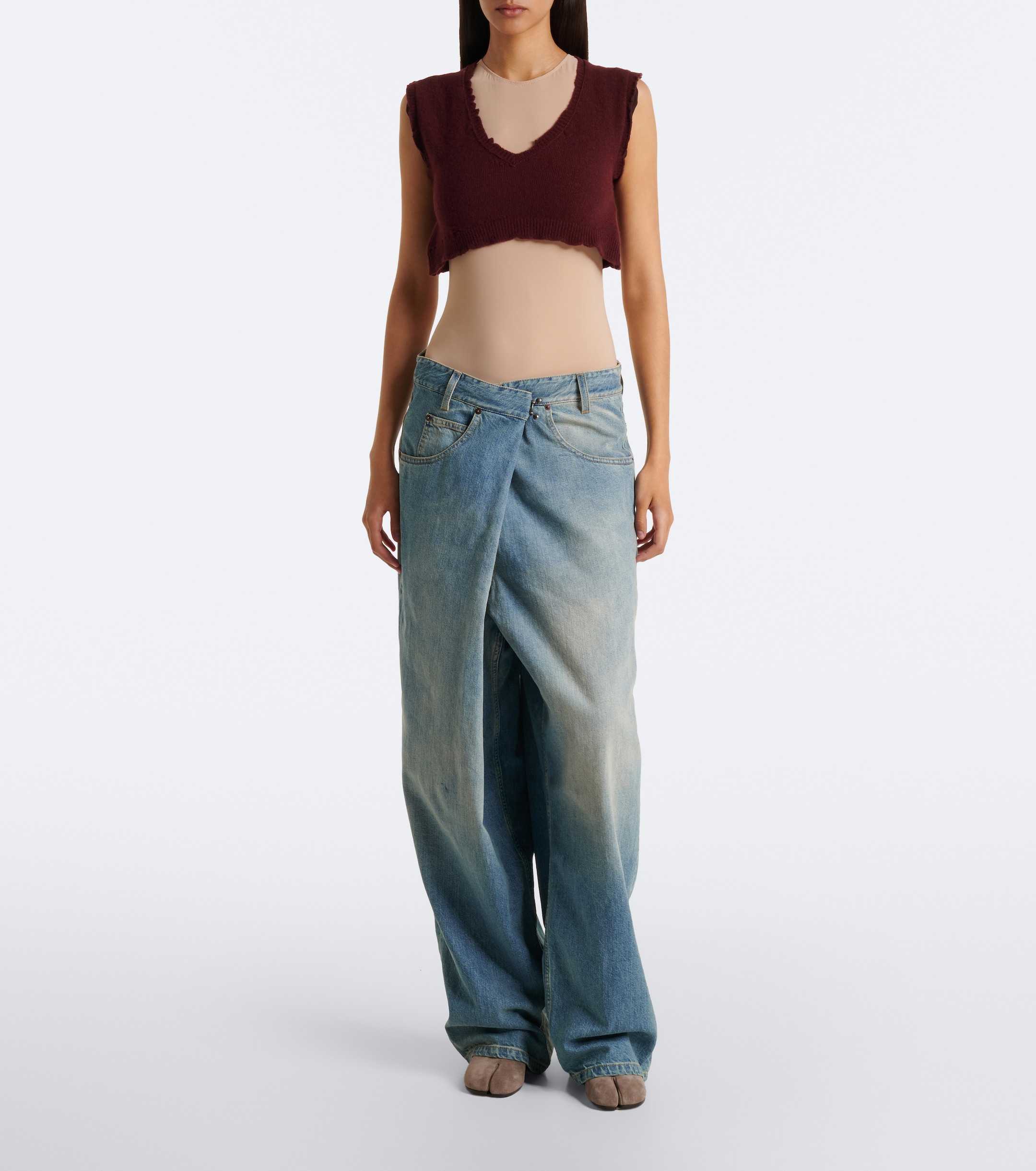 Maison Margiela Maison Margiela Faded wide-leg jeans