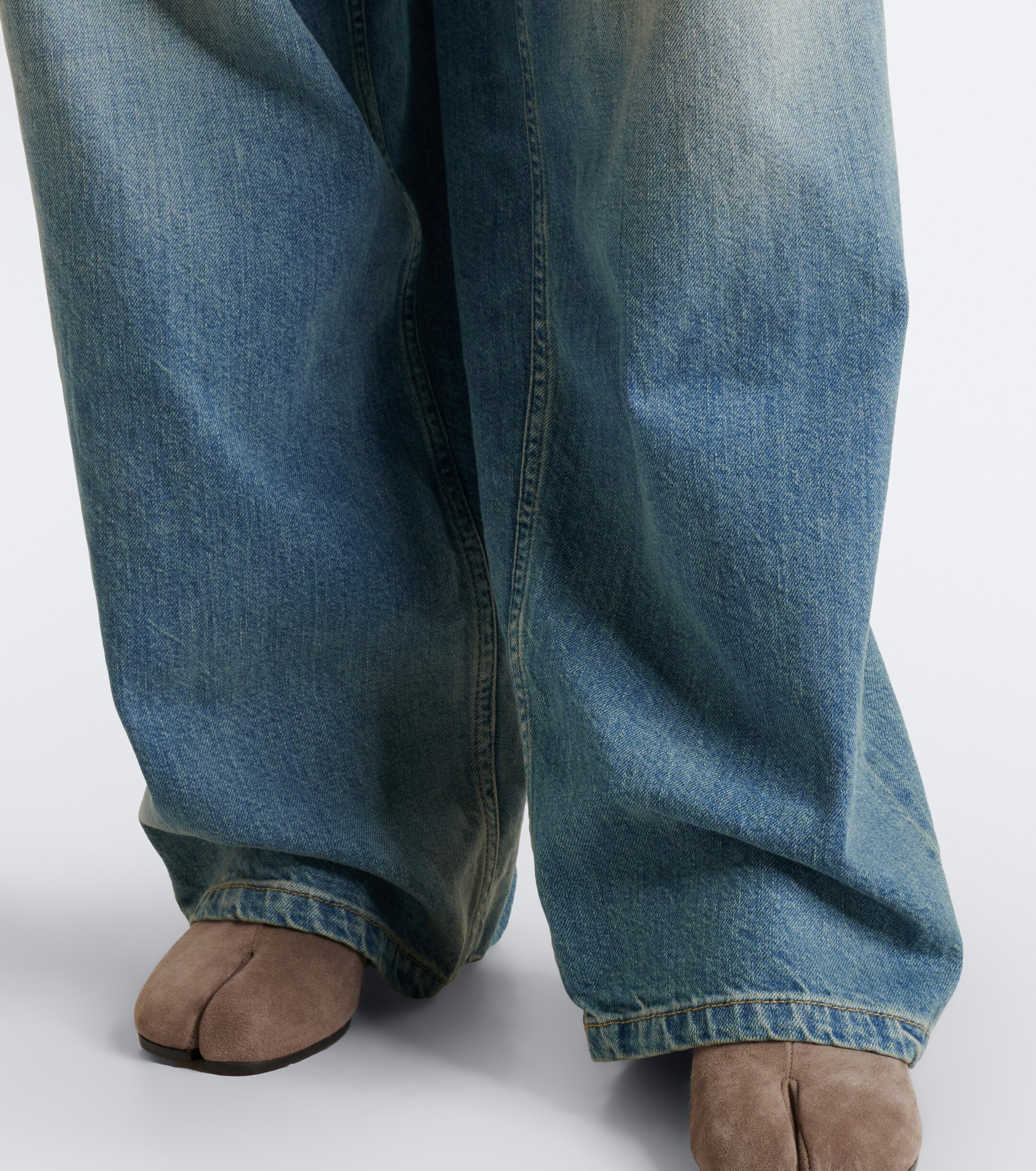 Maison Margiela Maison Margiela Faded wide-leg jeans