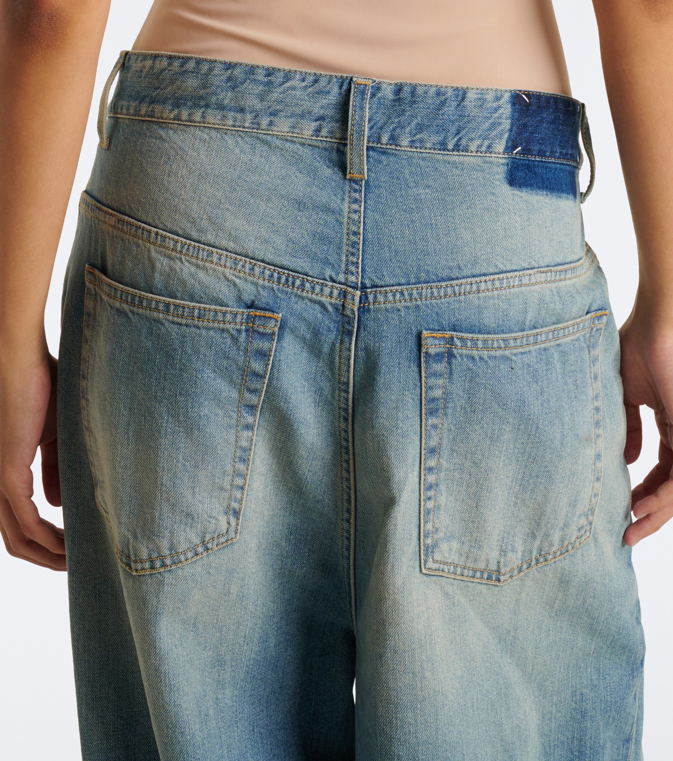 Maison Margiela Maison Margiela Faded wide-leg jeans