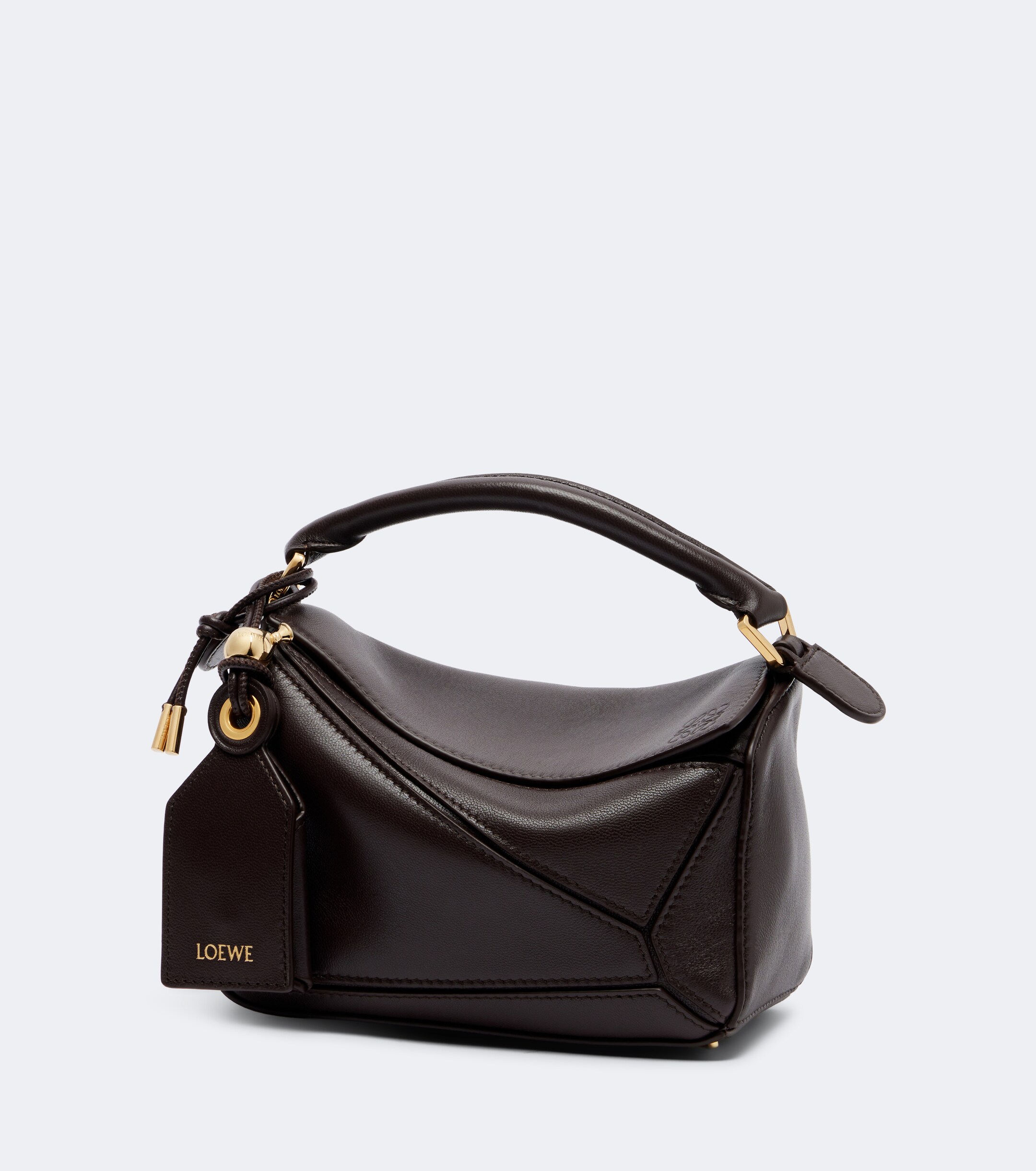 Loewe Featherlight Puzzle Small leather top-handle bag