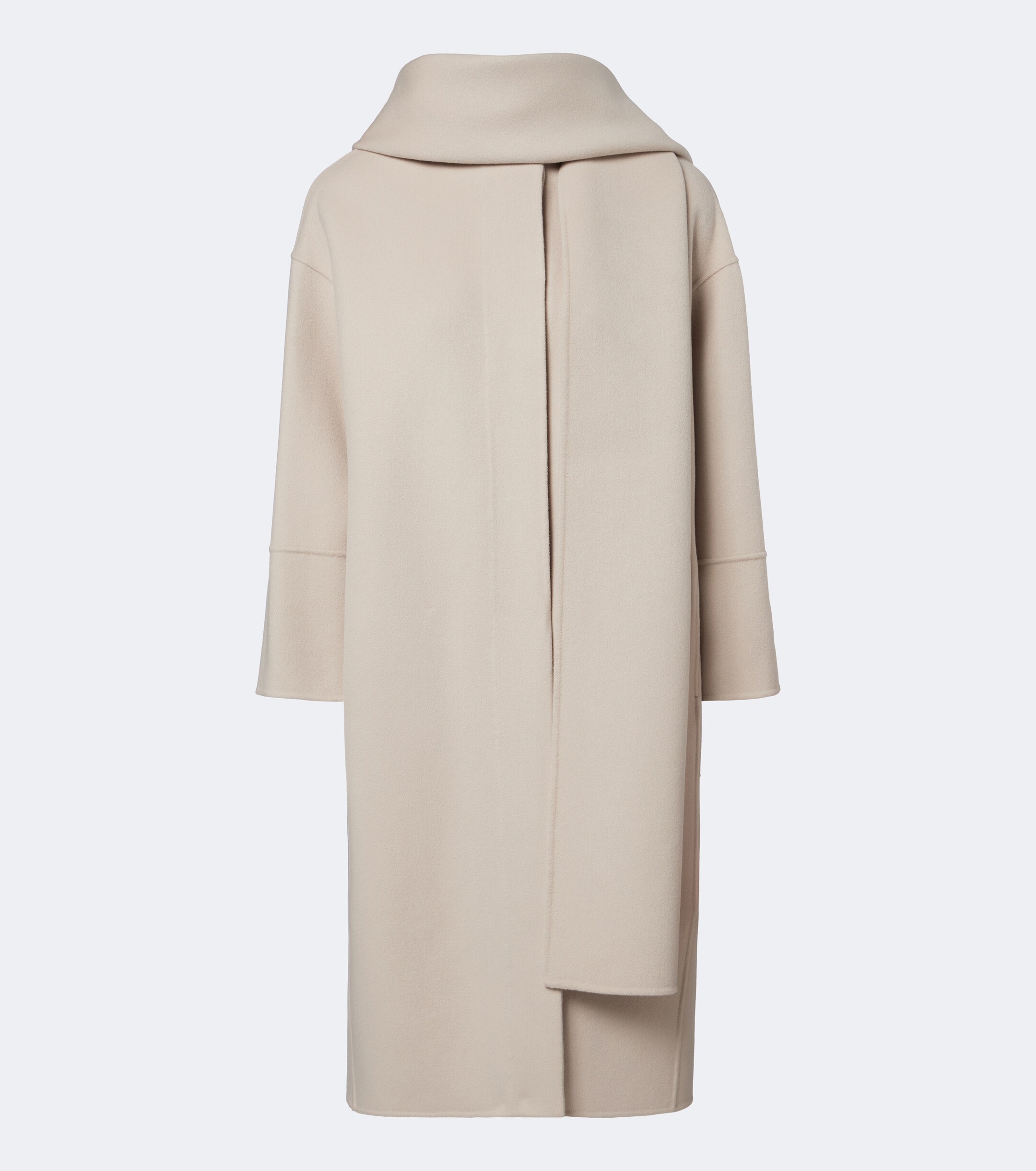 S Max Mara 'S Max Mara Scarf-detail virgin wool coat