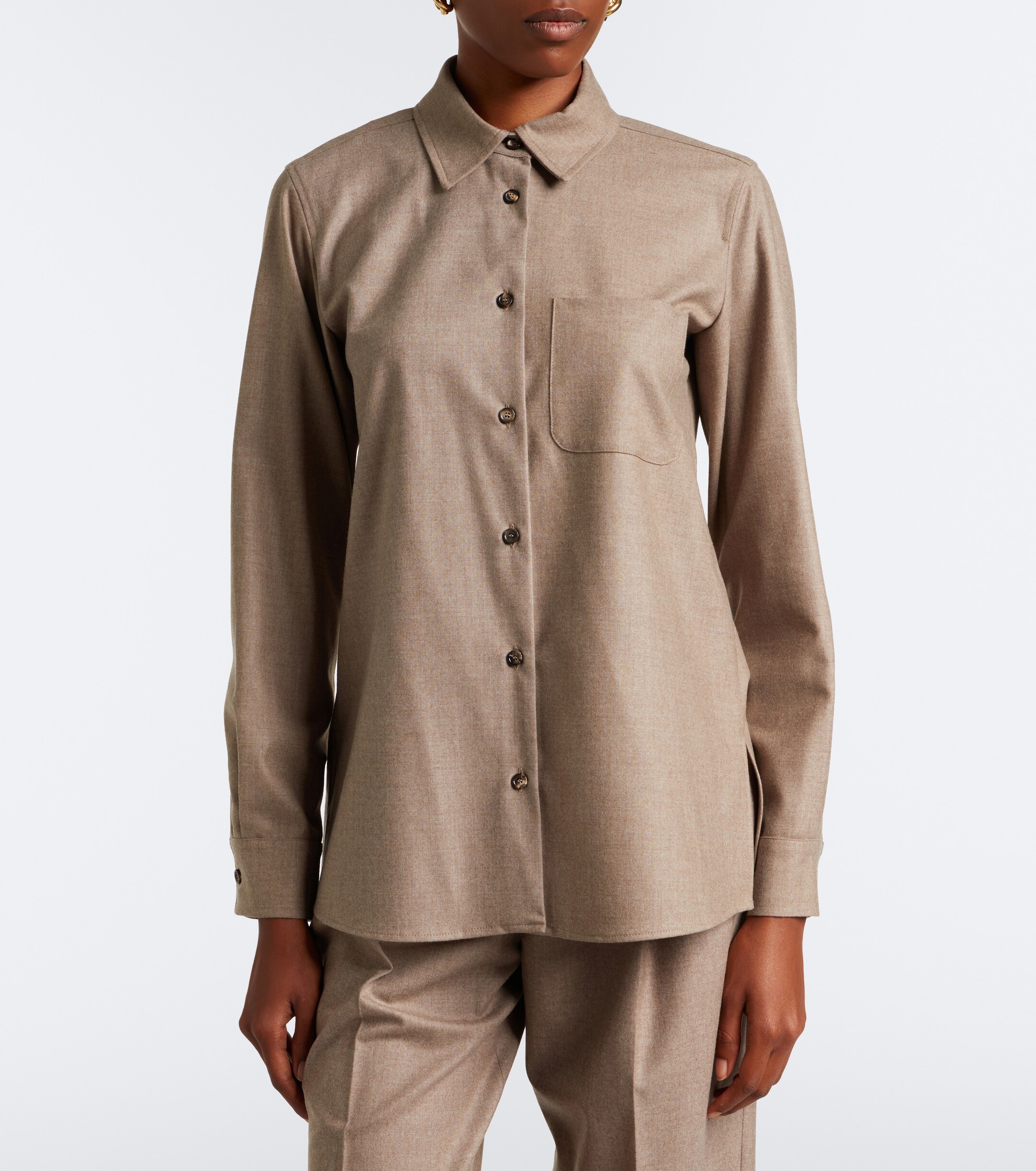 Max Mara Max Mara Cashmere-blend shirt