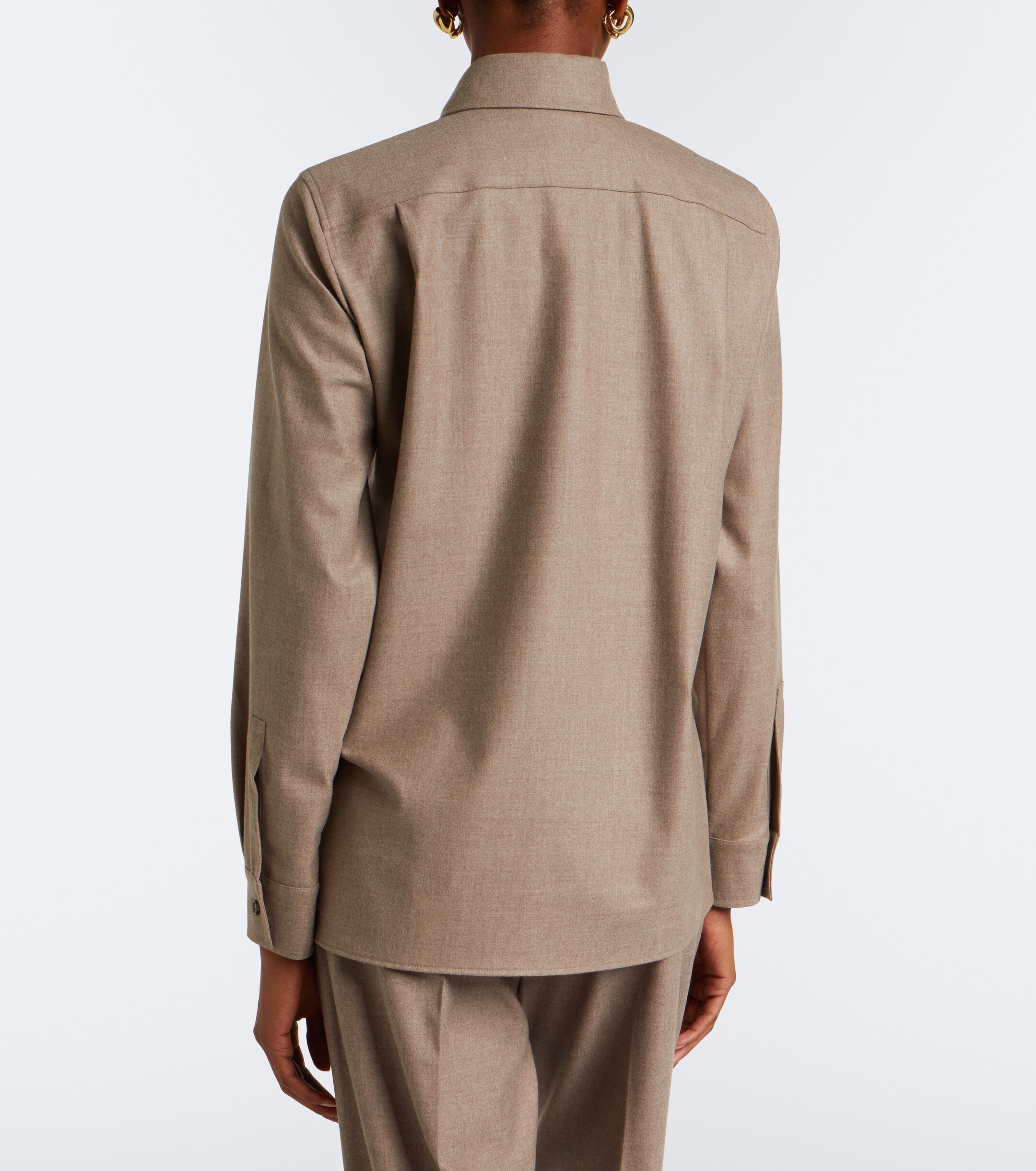 Max Mara Max Mara Cashmere-blend shirt