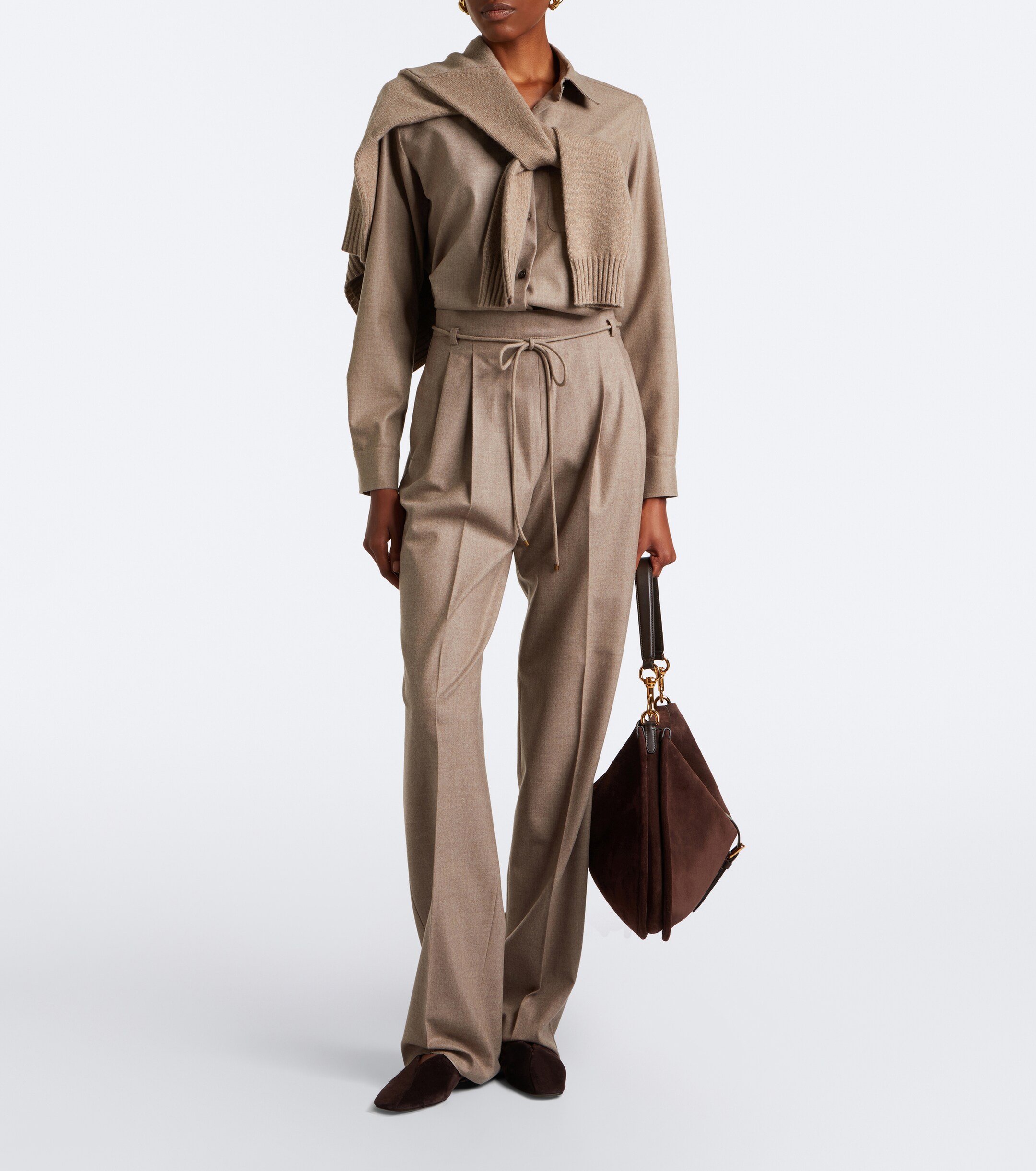 Max Mara Max Mara Cashmere-blend shirt