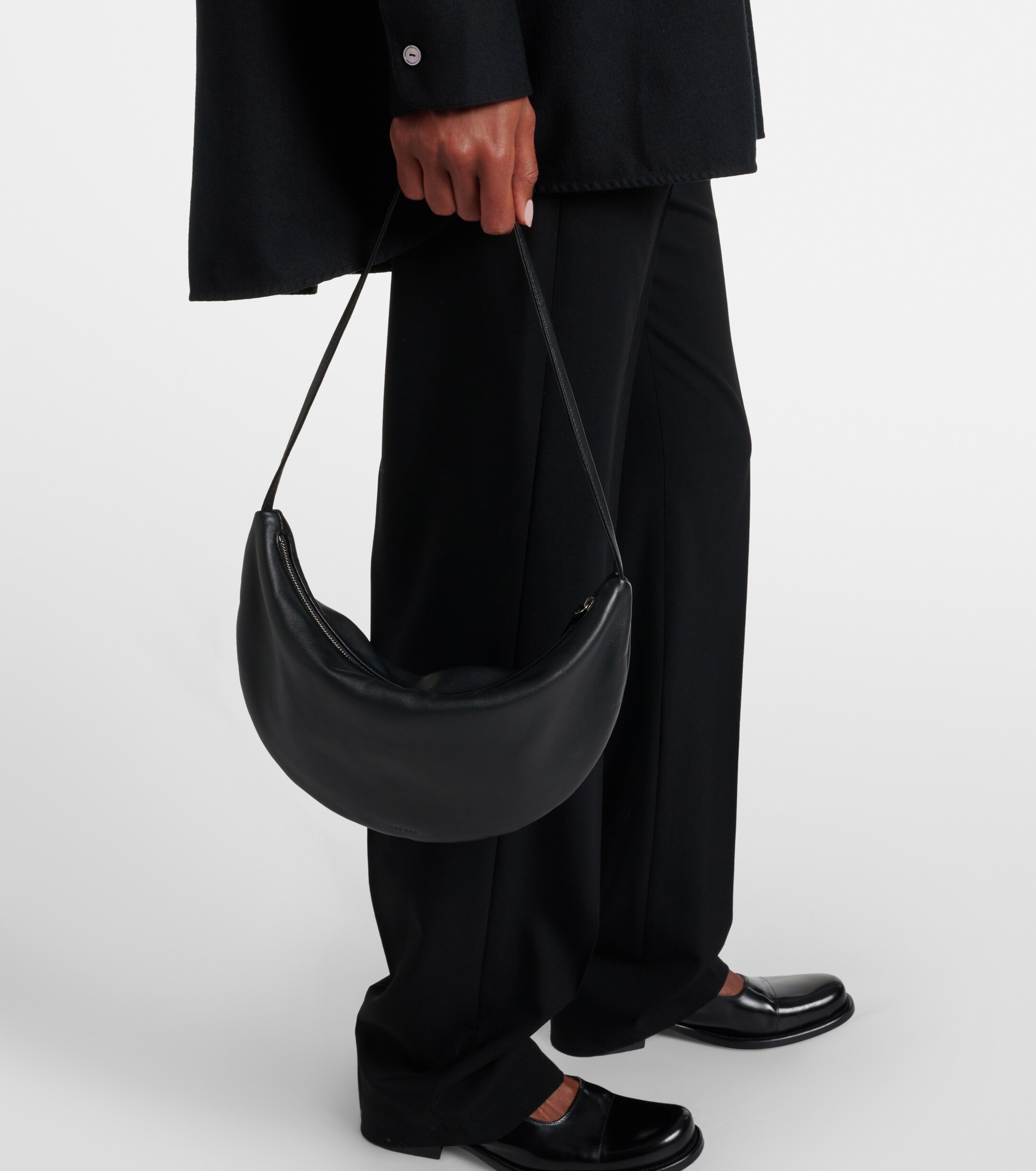 The Row Izzy leather shoulder bag