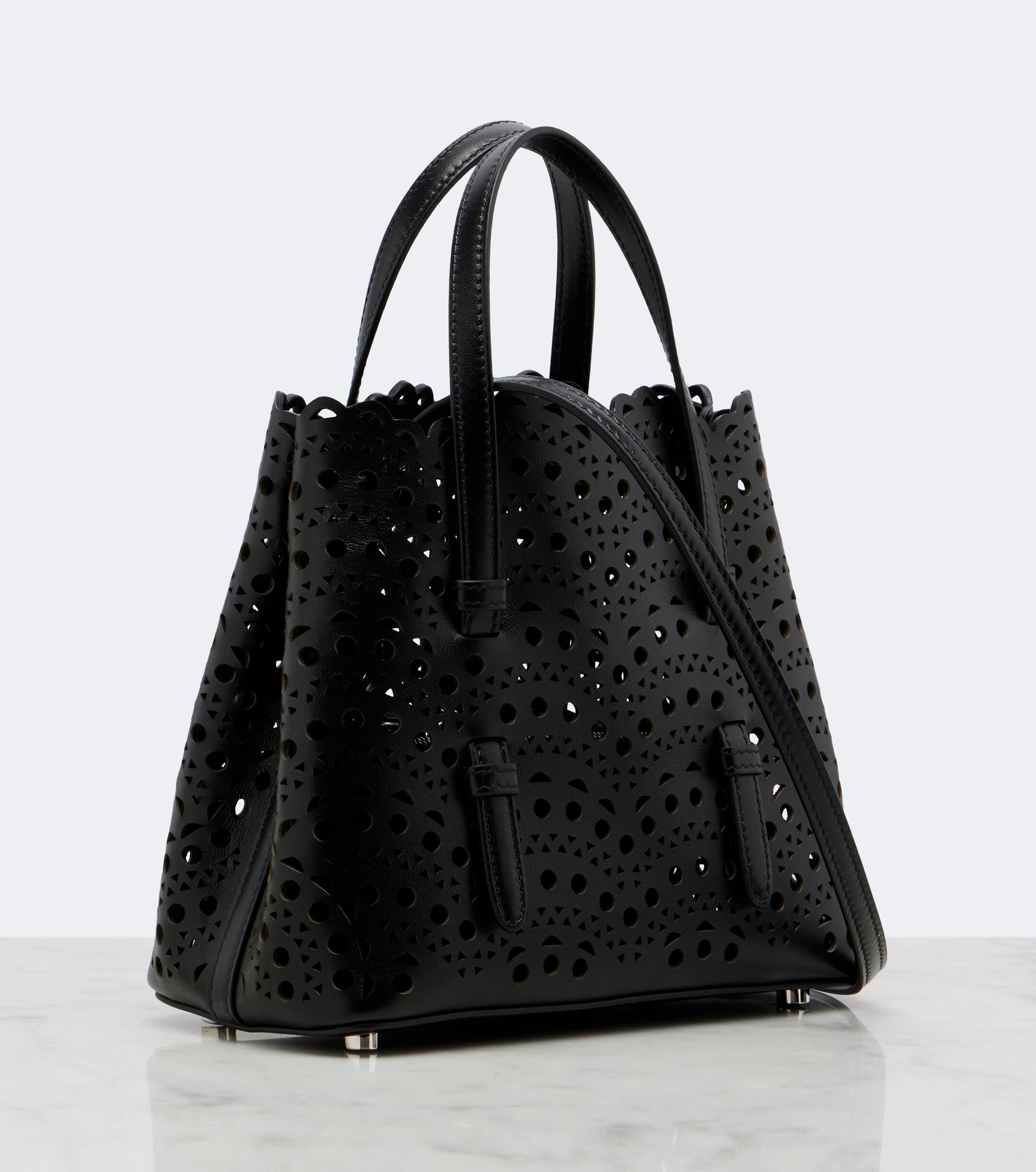 Alaïa Mina 20 Vienne leather top-handle bag