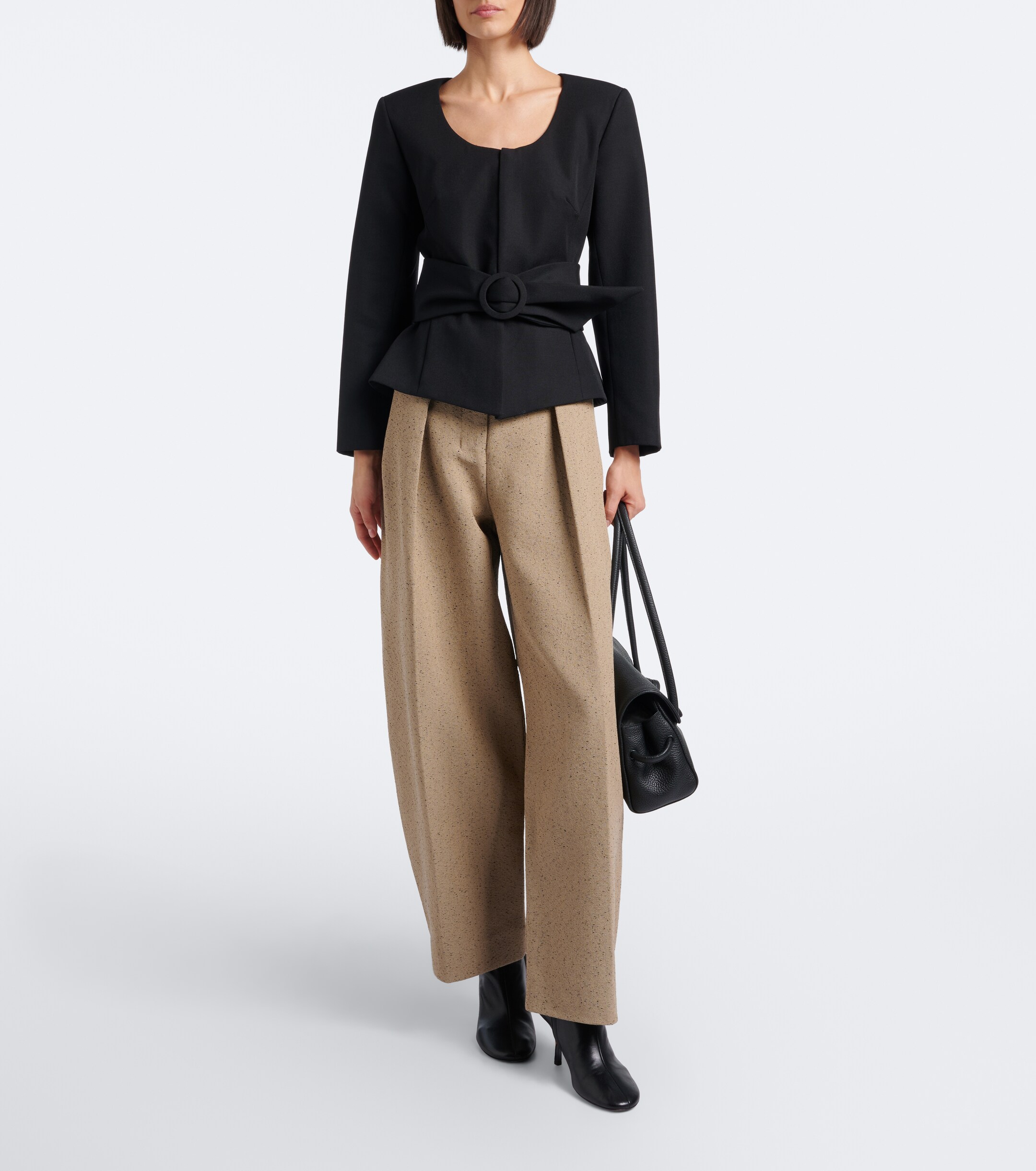 Jacquemus Jacquemus Collant leather ankle boots