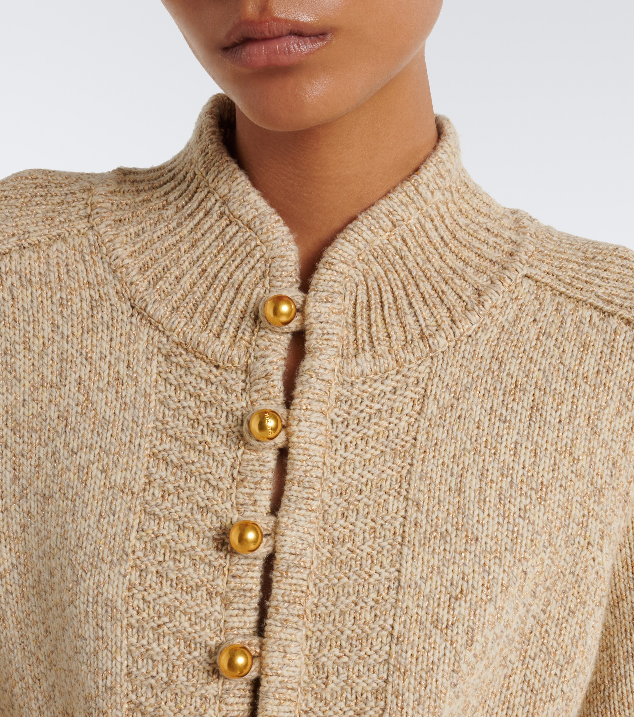 Xu Zhi Xu Zhi Belted wool and silk cardigan