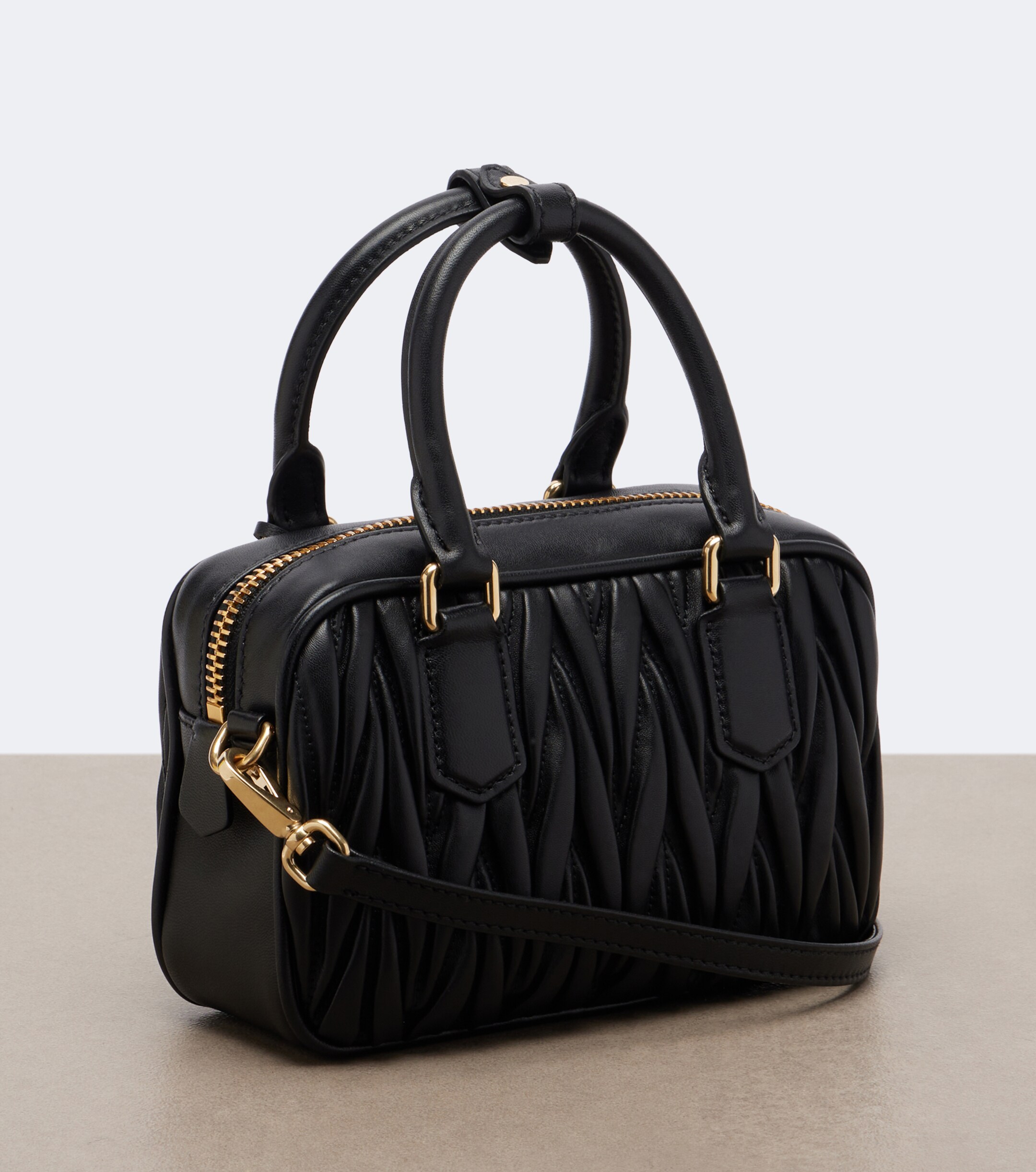 Miu Miu Miu Miu Arcadie matelassé leather top-handle bag