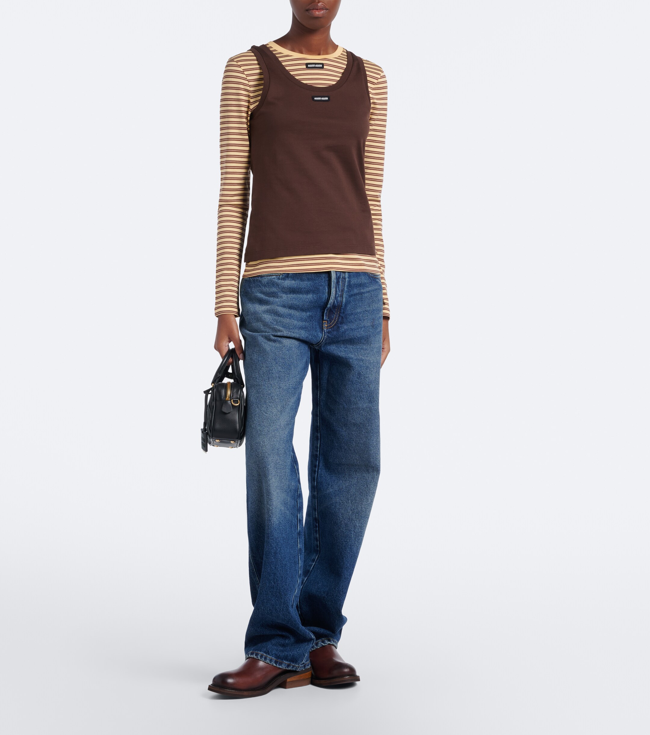 Miu Miu Miu Miu Arcadie matelassé leather top-handle bag