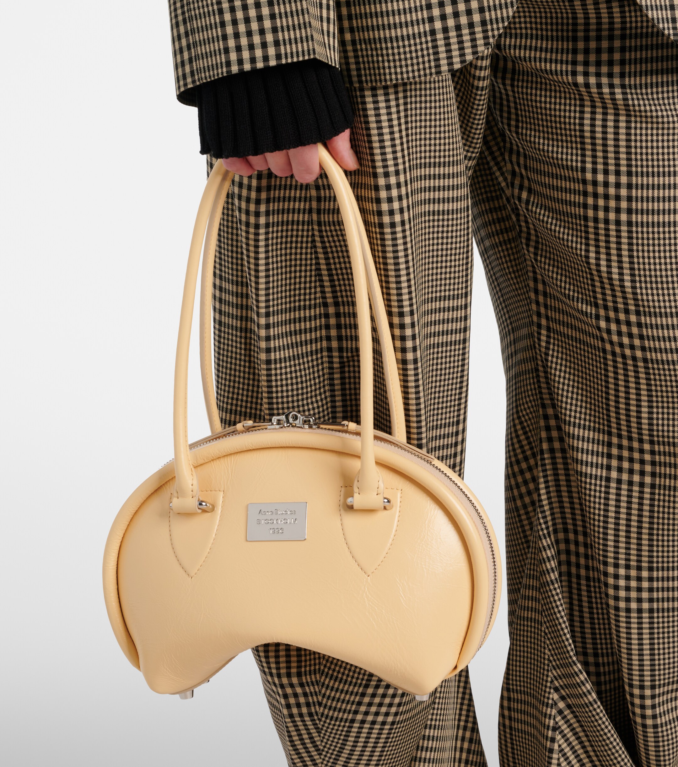 Acne Studios Bowlina Mini leather shoulder bag