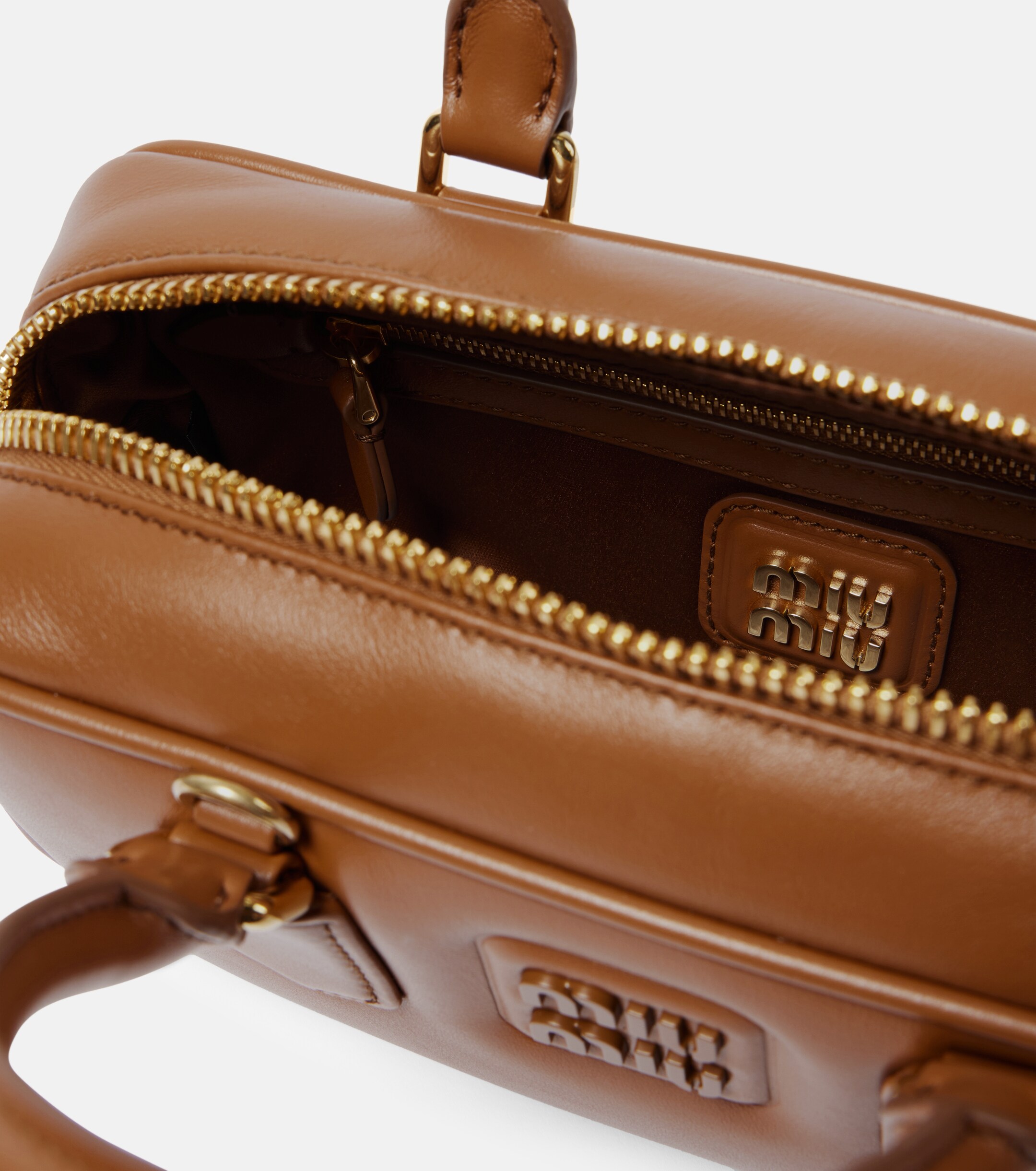 Miu Miu Arcadie Small leather tote bag