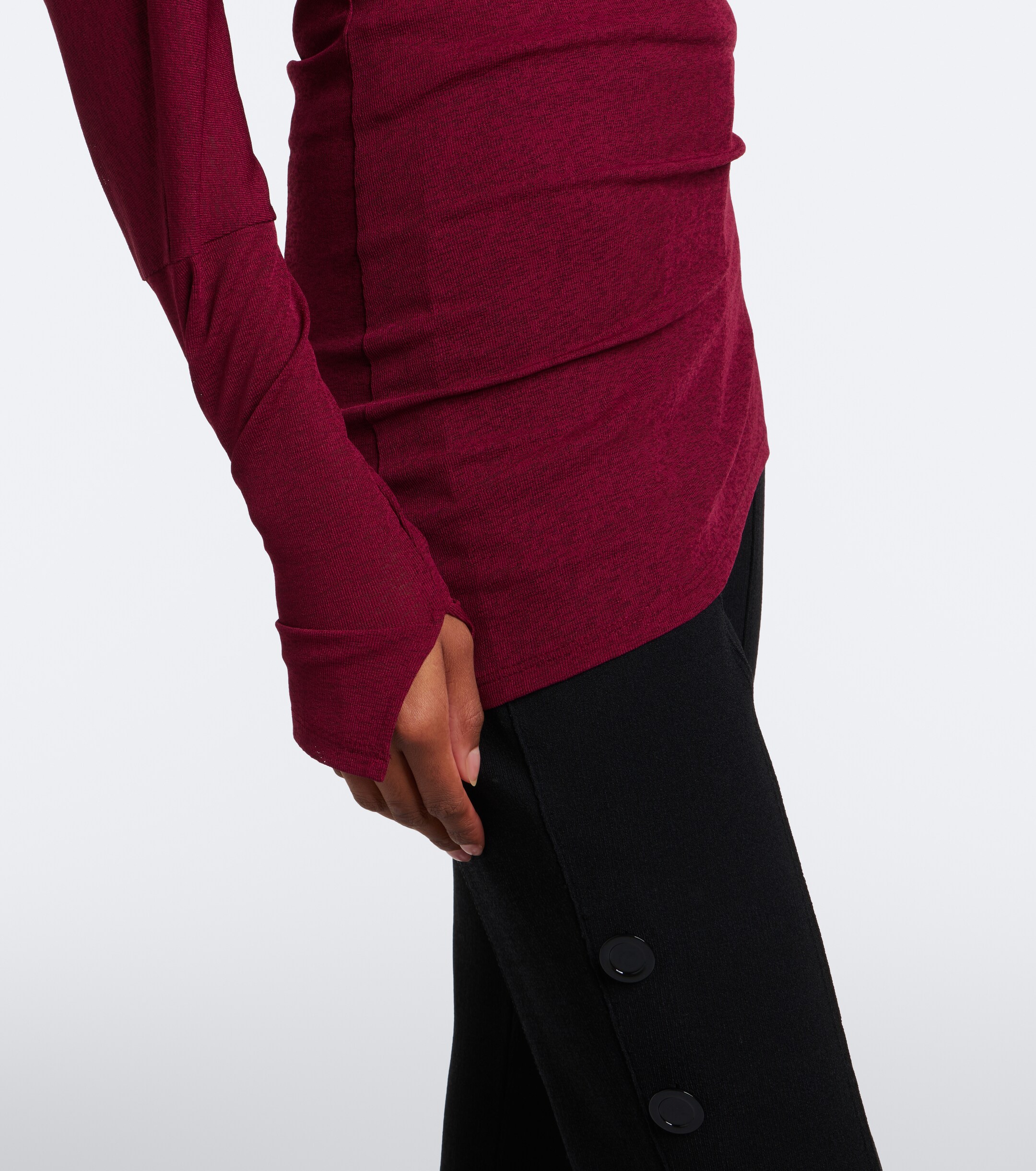 Proenza Schouler Proenza Schouler Golda draped jersey top