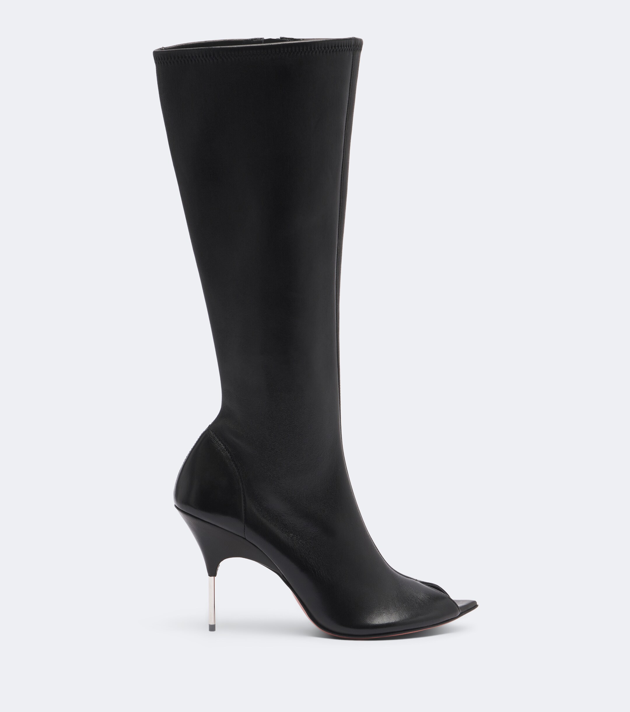 AMINA MUADDI Amina Muaddi Bruna leather knee-high boots