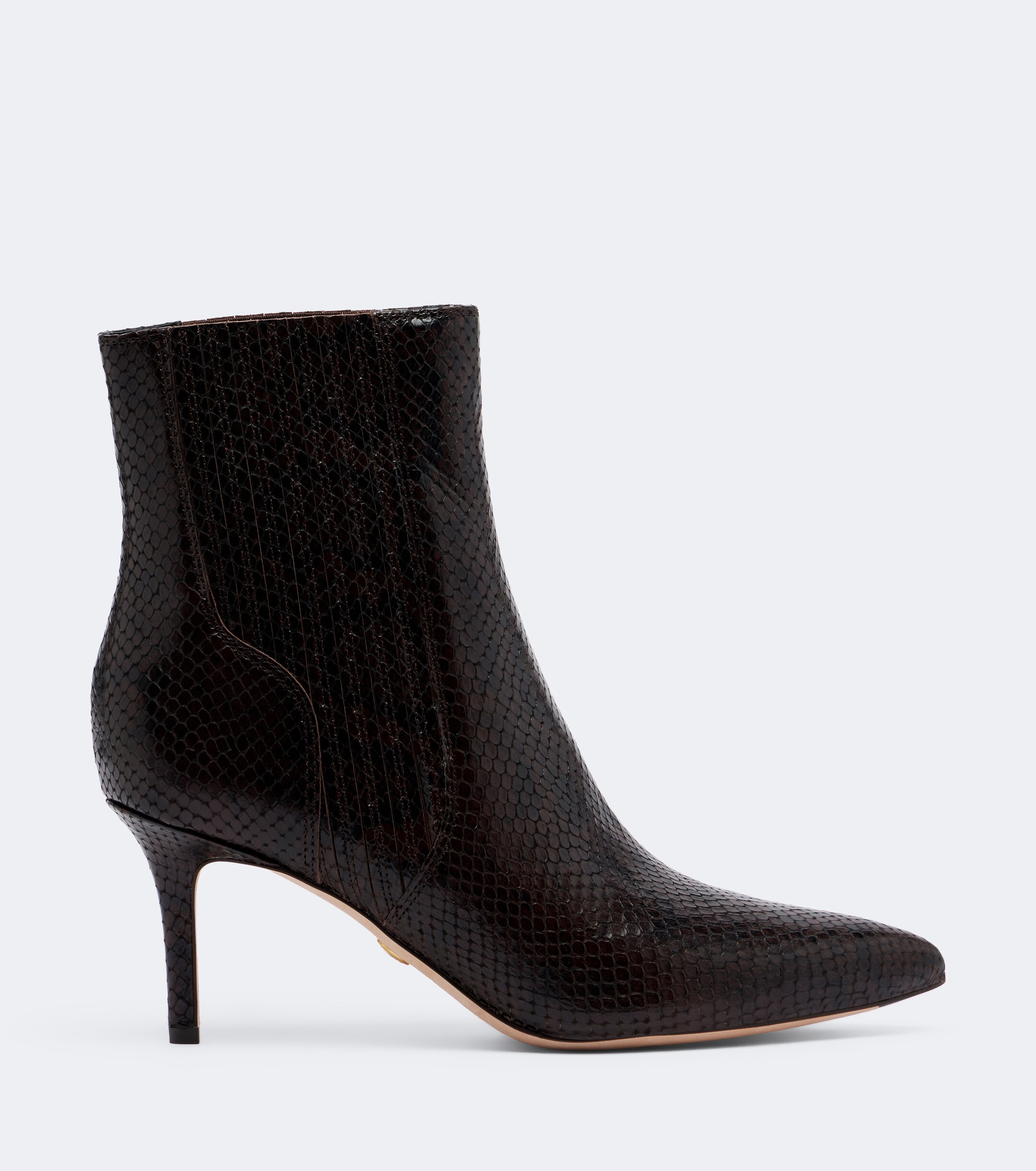 Veronica Beard Veronica Beard Lisa snake-effect leather ankle boots