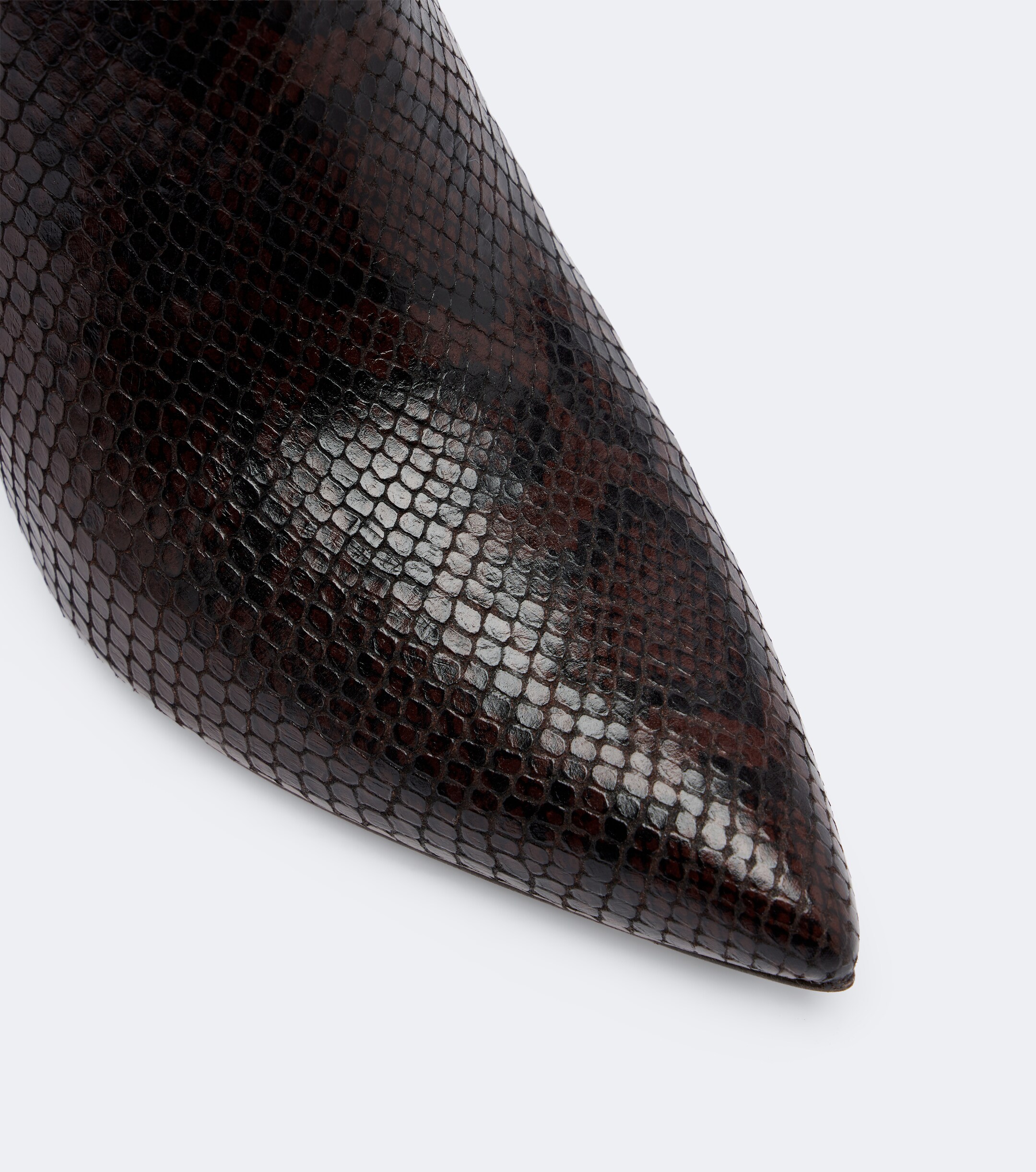 Veronica Beard Veronica Beard Lisa snake-effect leather ankle boots
