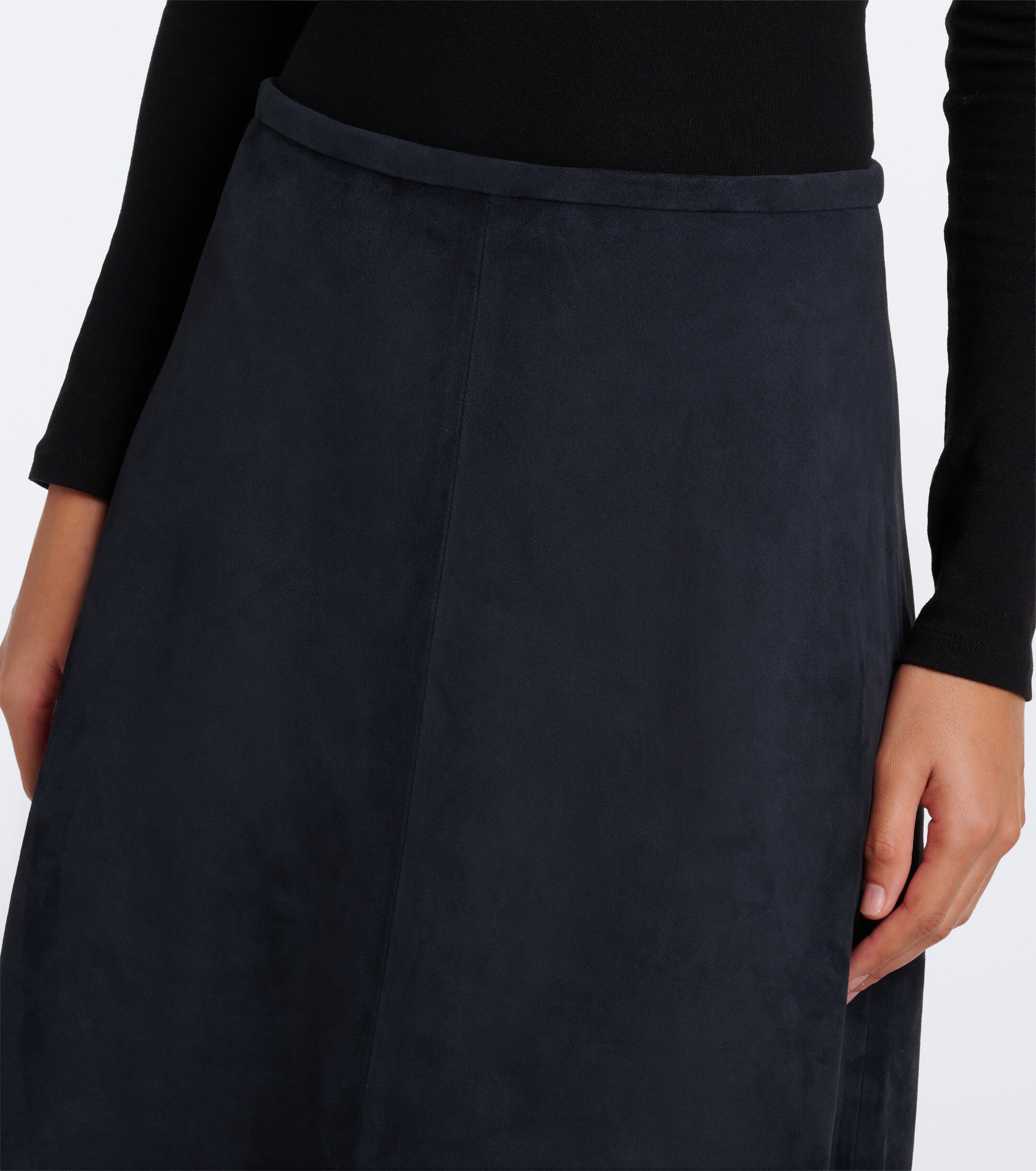 JOSEPH Joseph Helius suede midi skirt