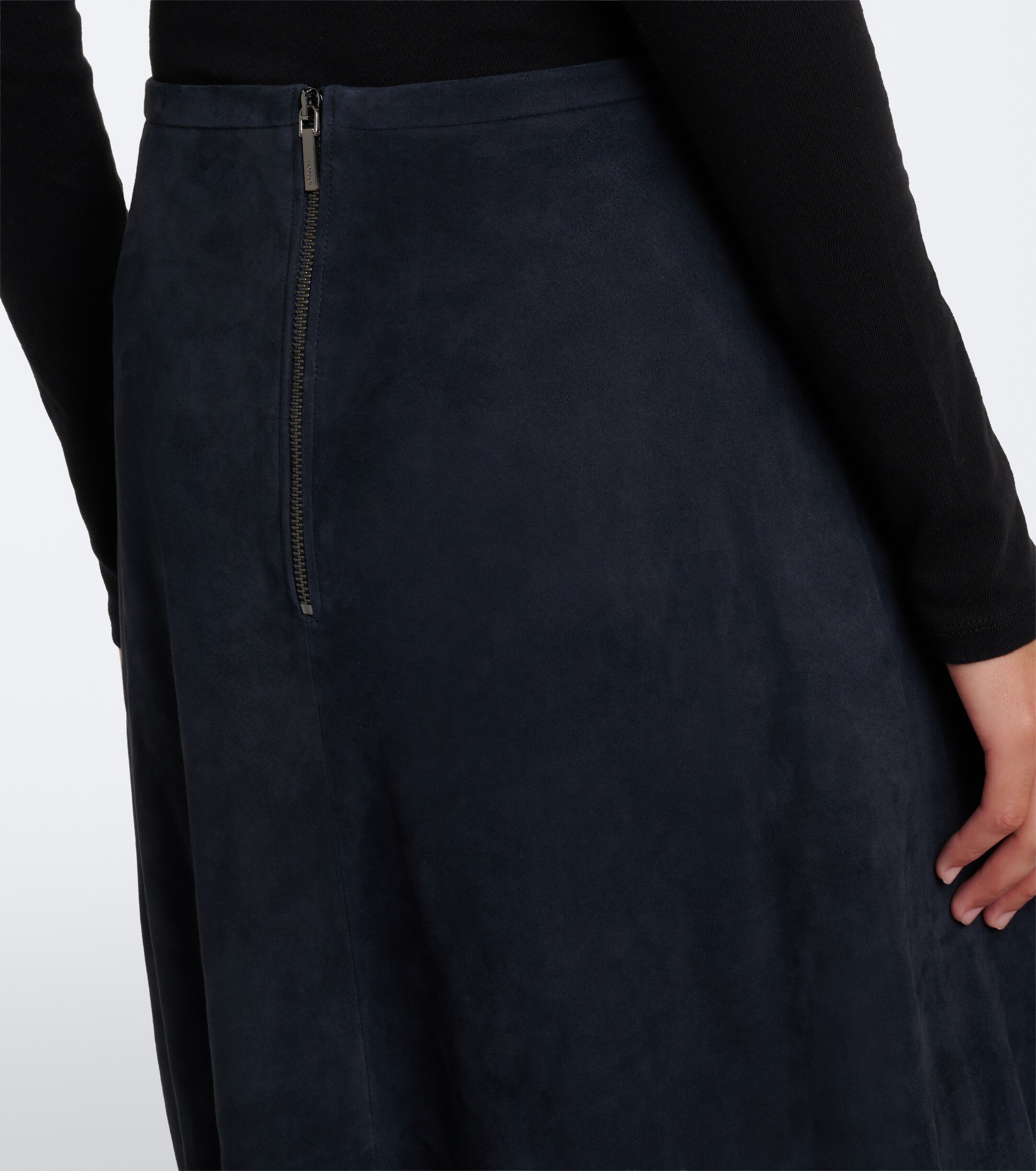 JOSEPH Joseph Helius suede midi skirt