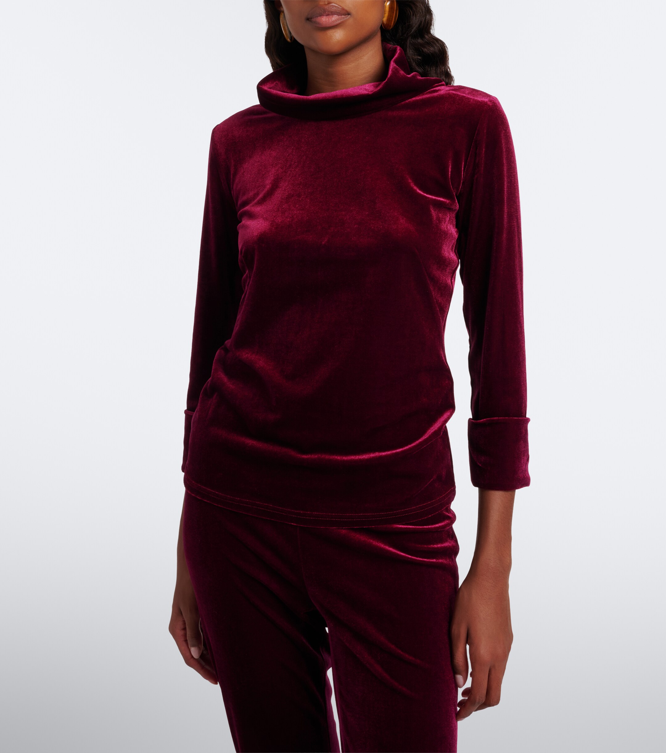 Dorothee Schumacher Dorothee Schumacher Velvet high-neck top
