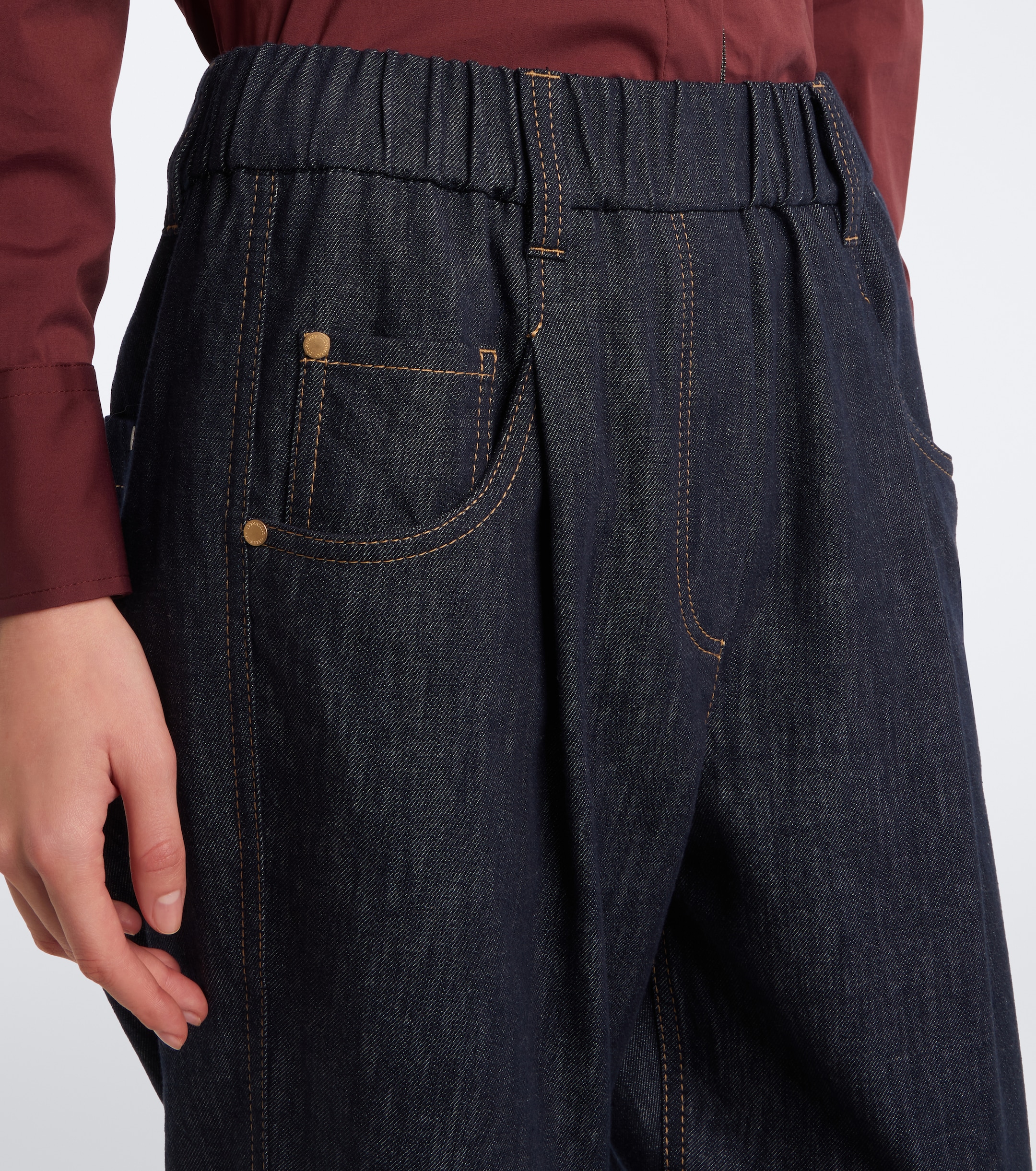 Brunello Cucinelli Brunello Cucinelli Monili straight jeans