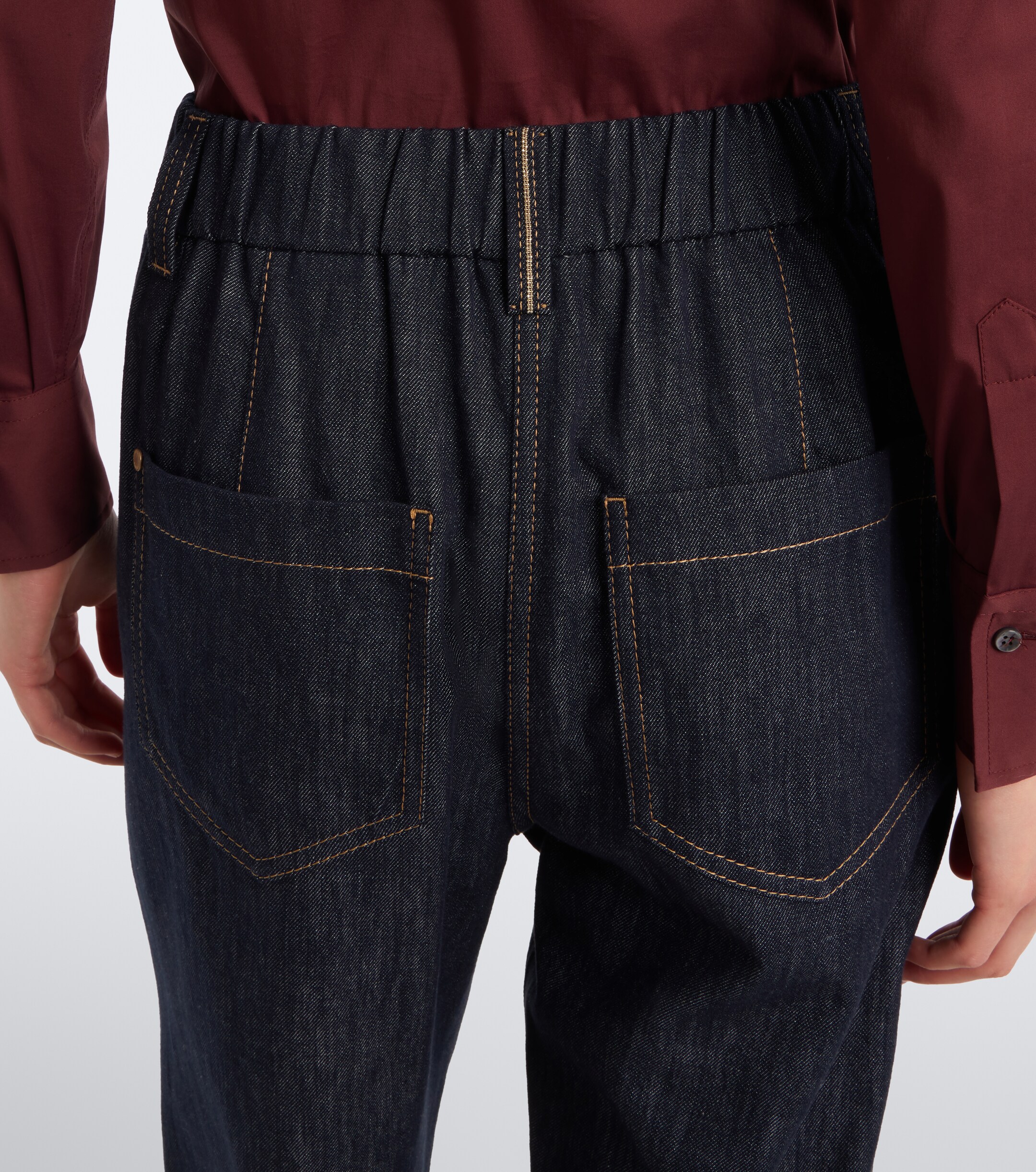 Brunello Cucinelli Brunello Cucinelli Monili straight jeans