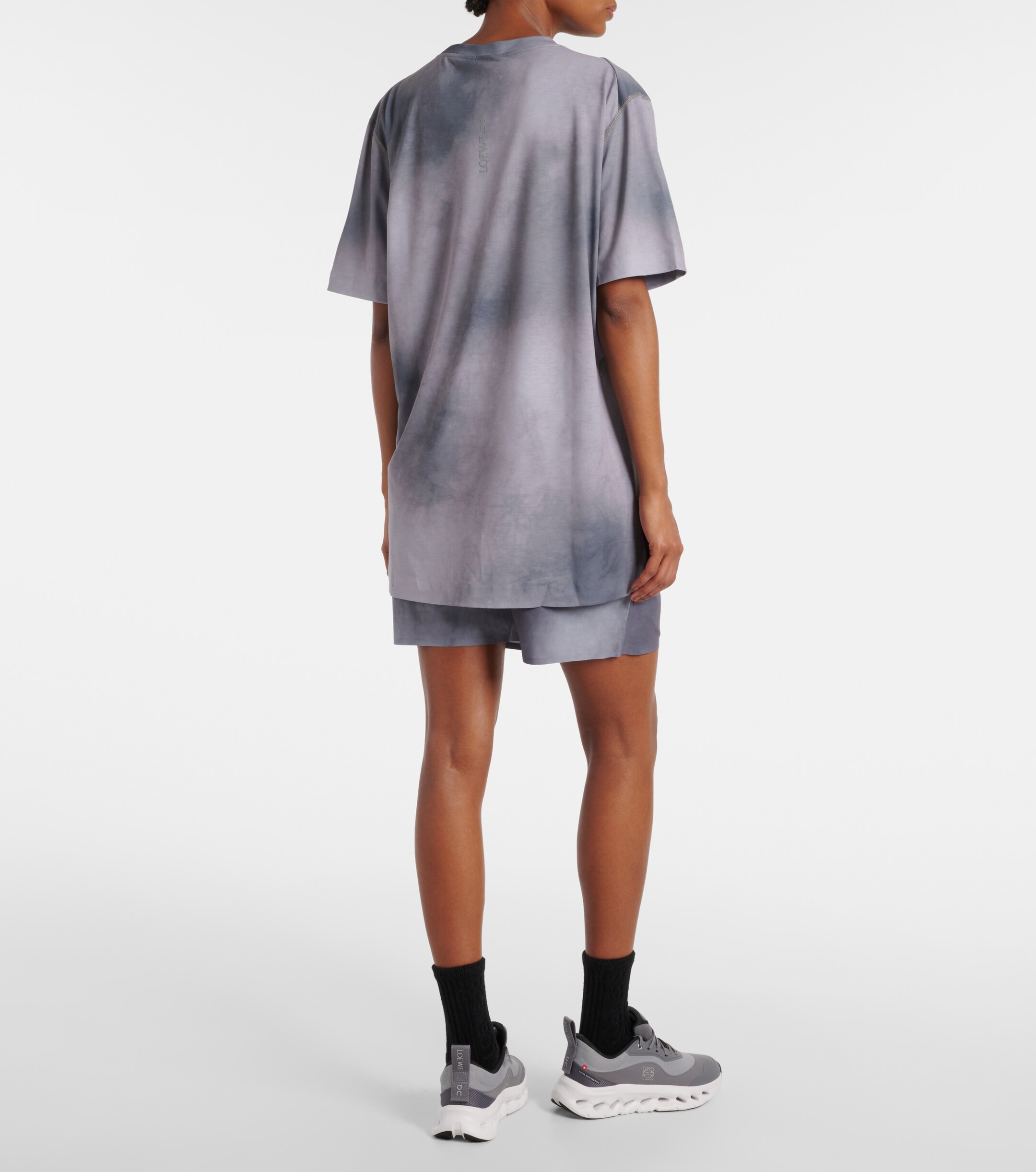 Loewe x On logo tie-dye jersey T-shirt