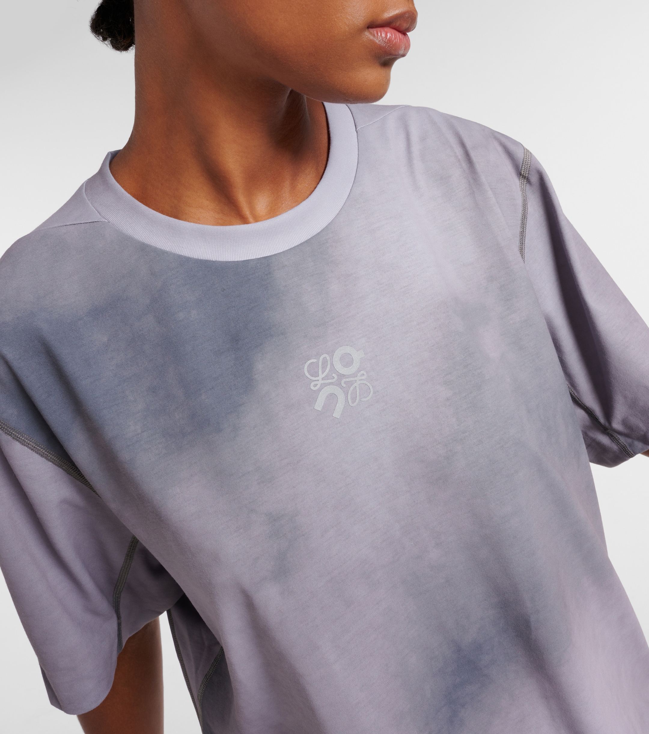 Loewe x On logo tie-dye jersey T-shirt