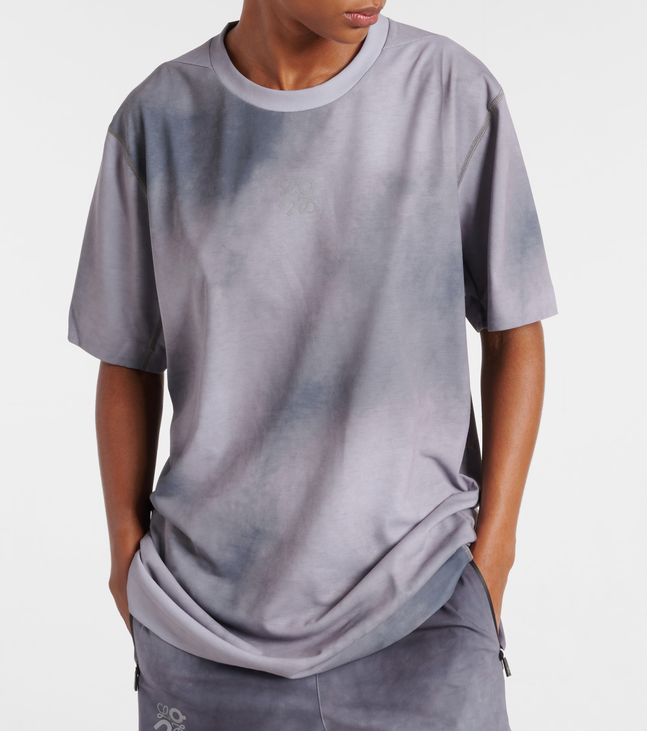 Loewe x On logo tie-dye jersey T-shirt