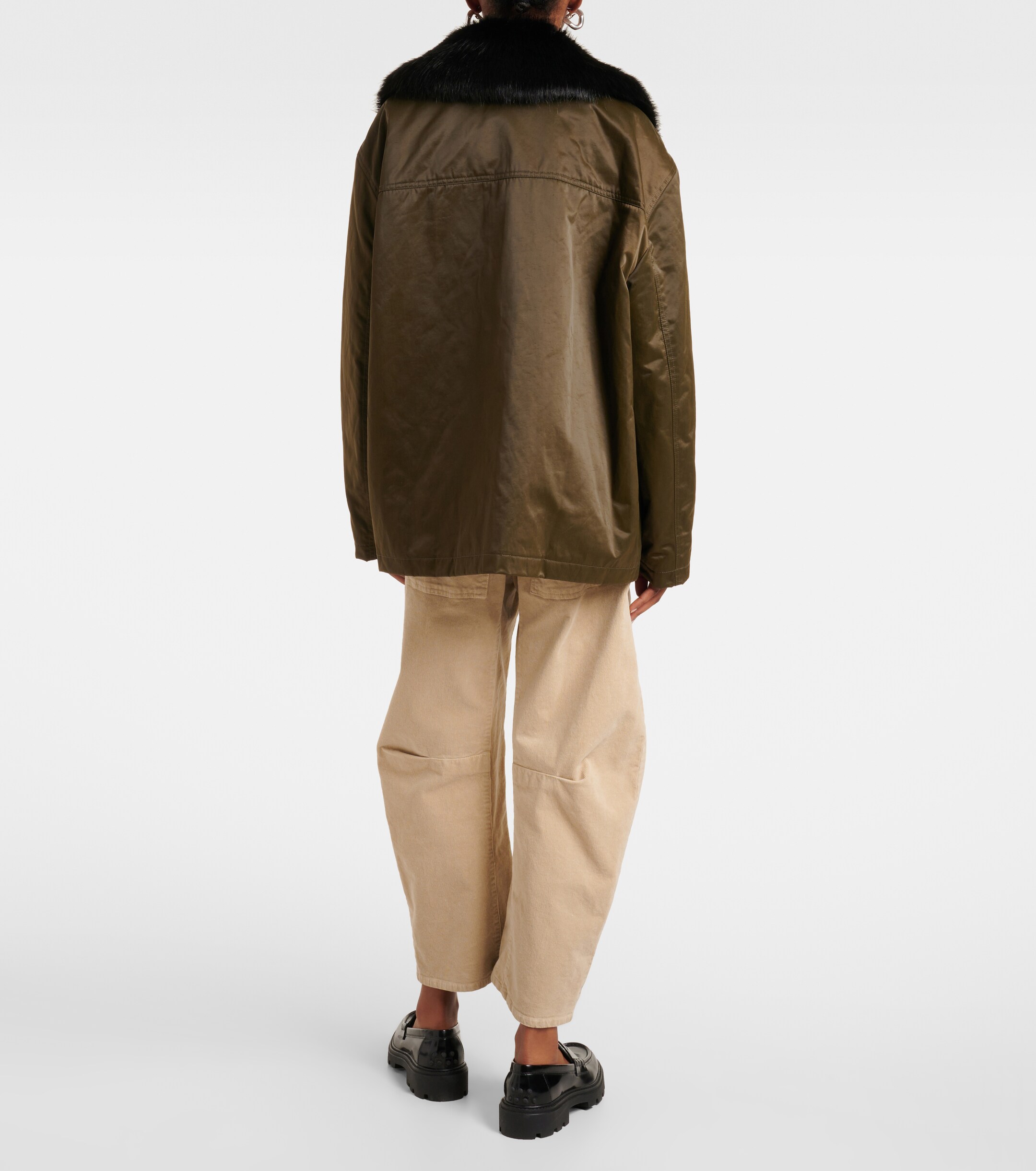 Nili Lotan Blaise faux fur-trimmed parka