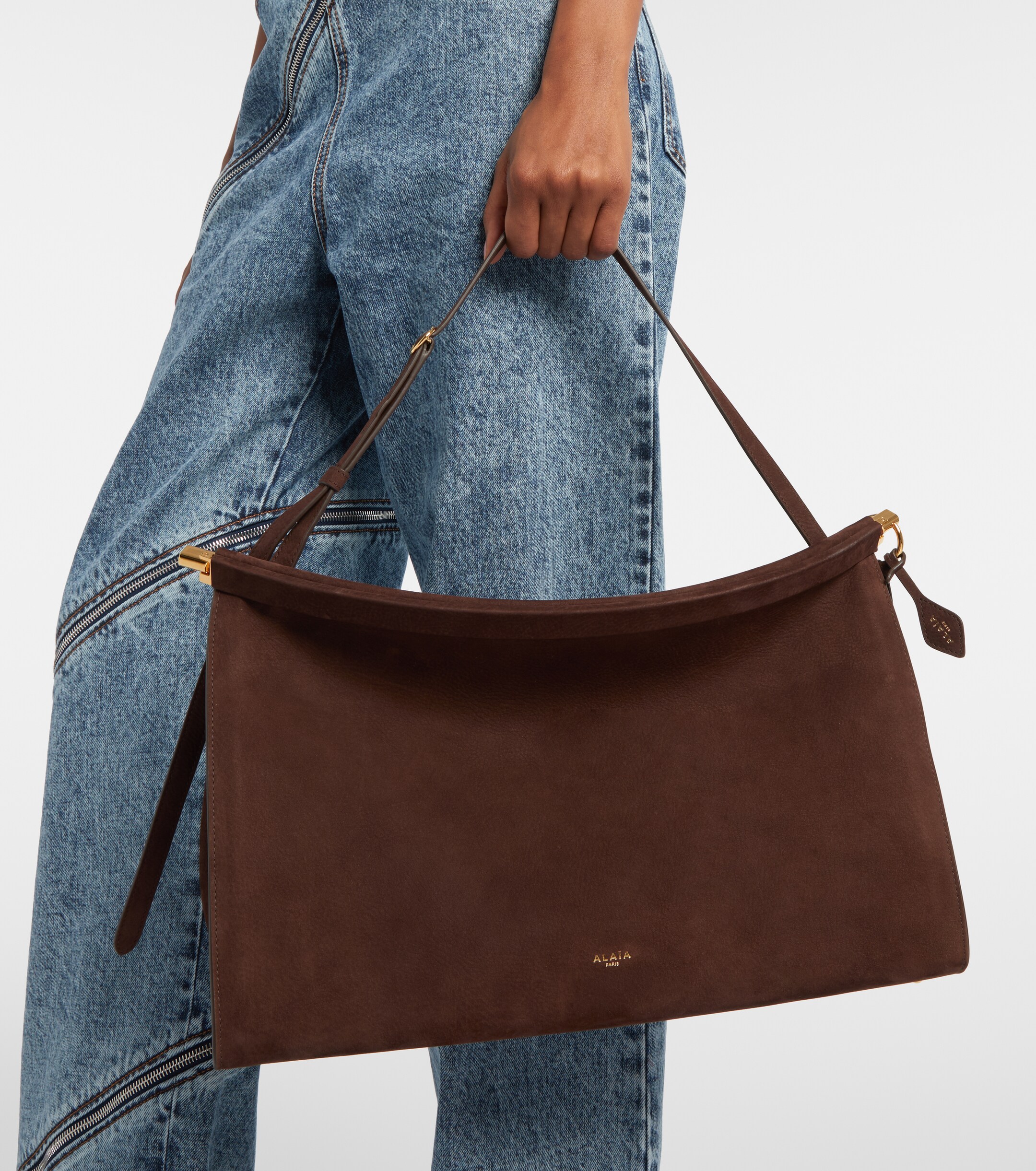 Alaïa Le Click Large leather shoulder bag
