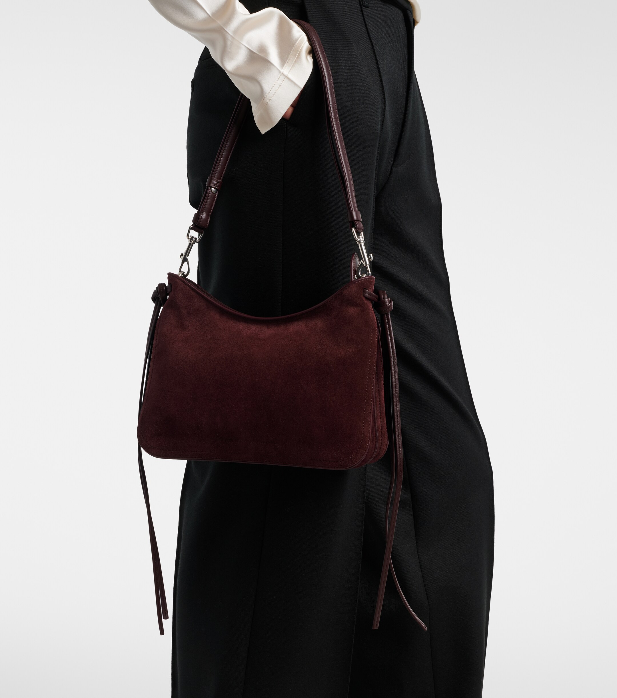 PHOEBE PHILO Small Gig suede shoulder bag thumbnail
