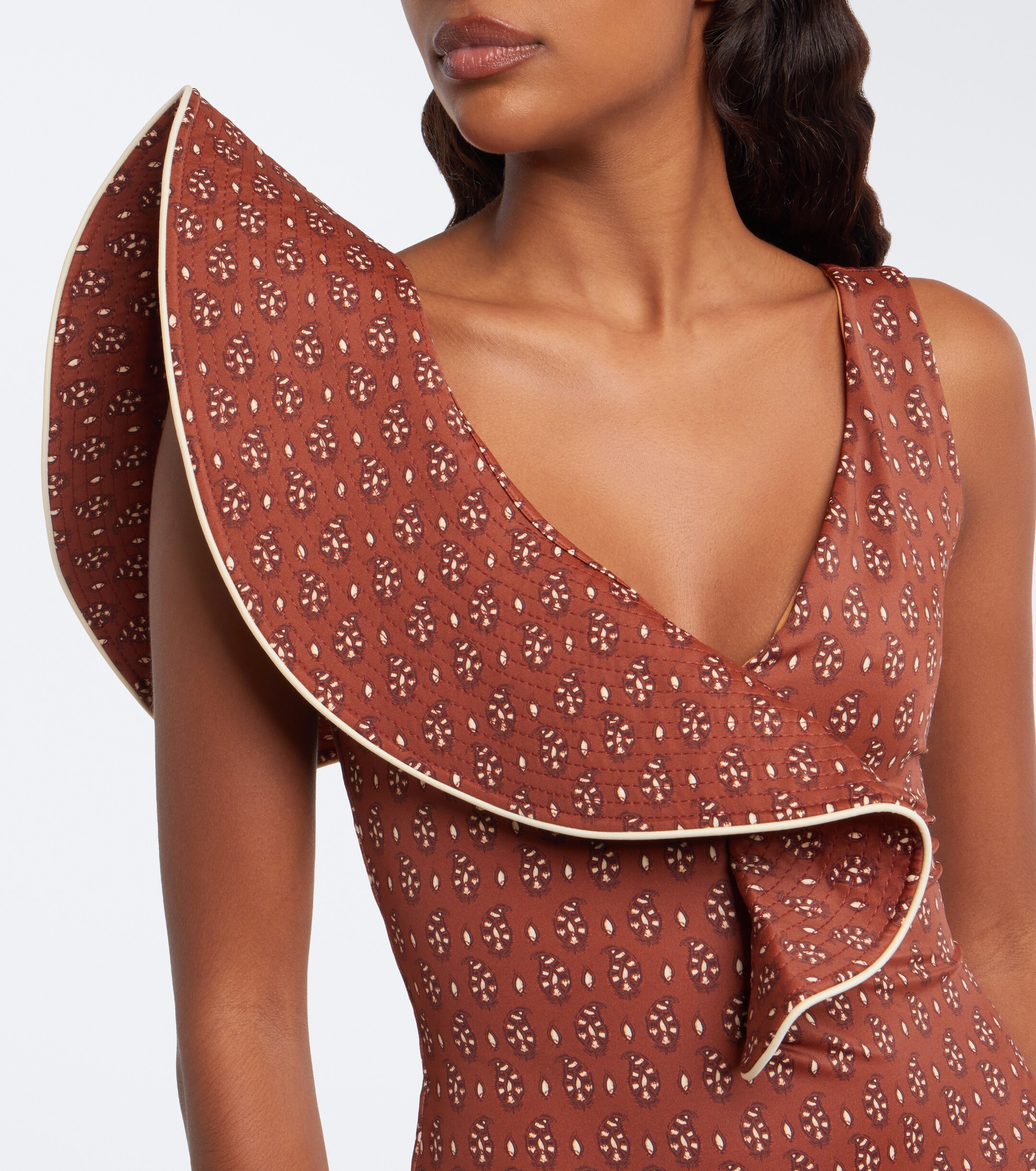 Johanna Ortiz Johanna Ortiz Ruffled printed swimsuit