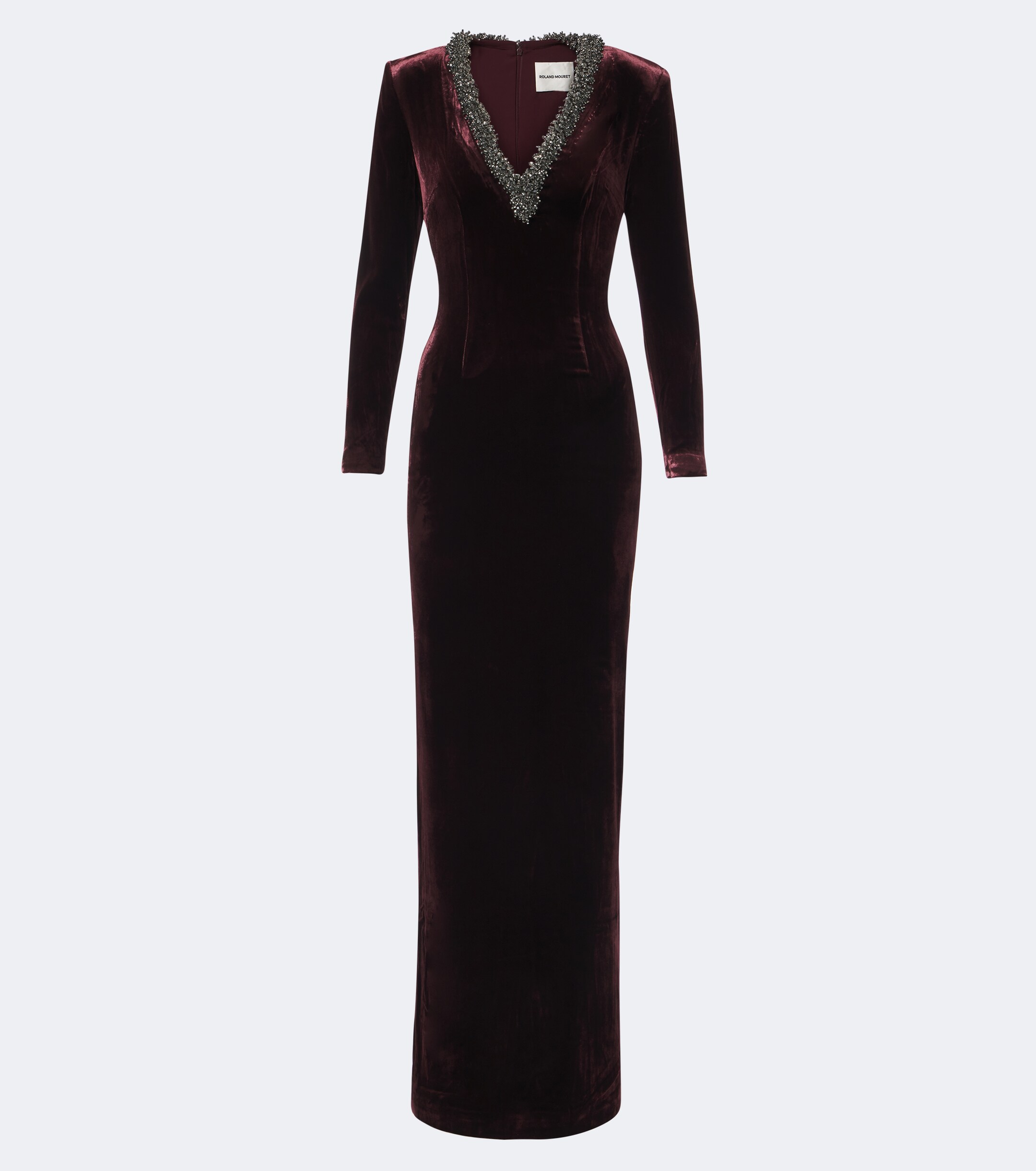 Roland Mouret Roland Mouret Embellished velvet gown