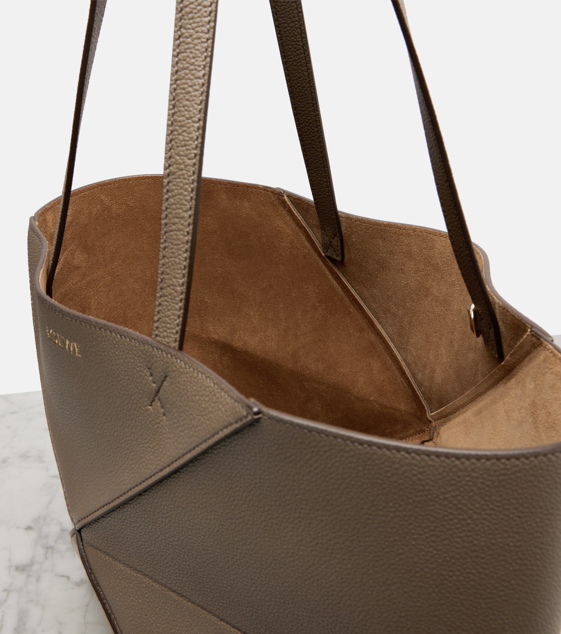 Loewe Puzzle Fold Medium leather tote bag