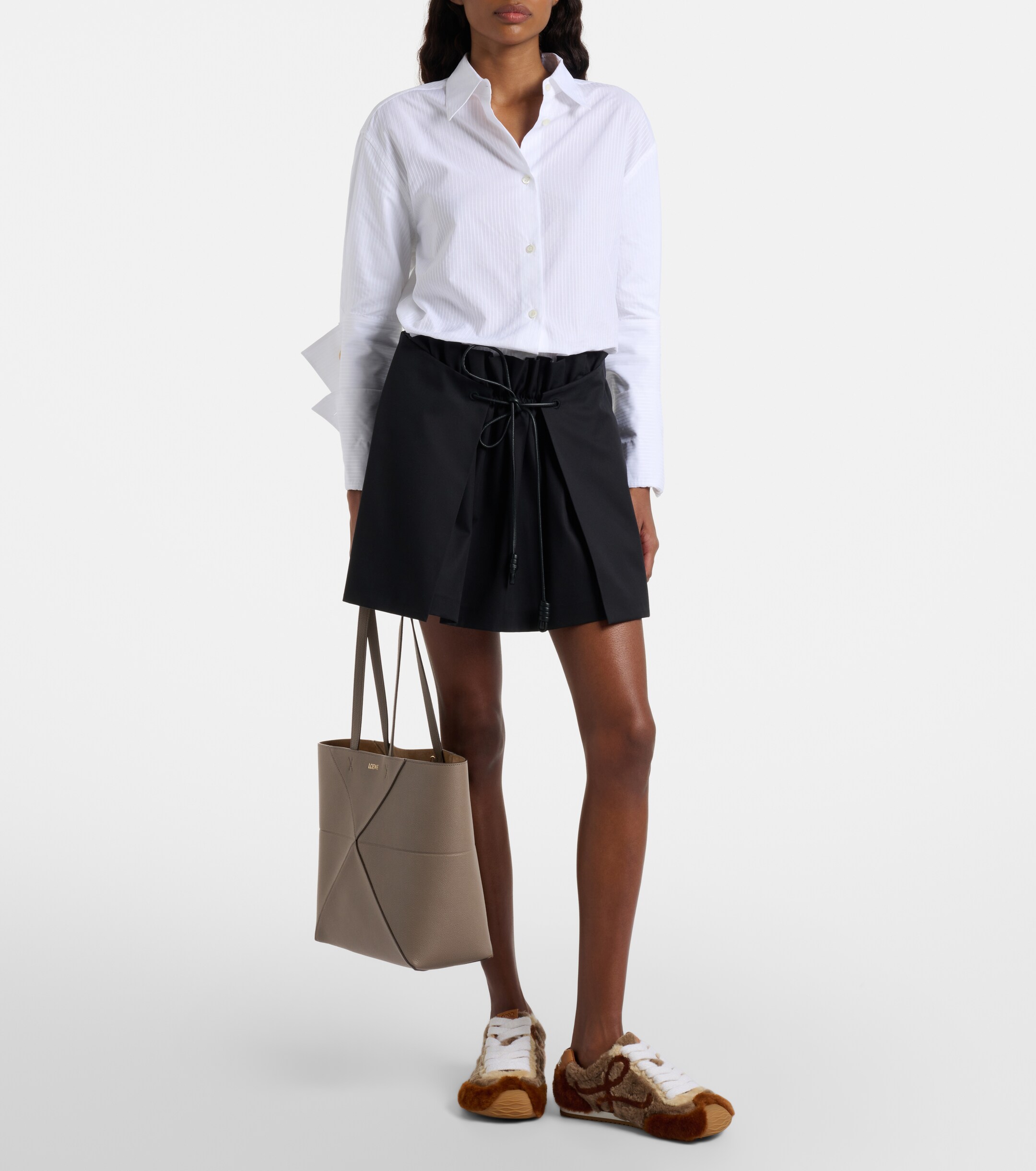 Loewe Puzzle Fold Medium leather tote bag