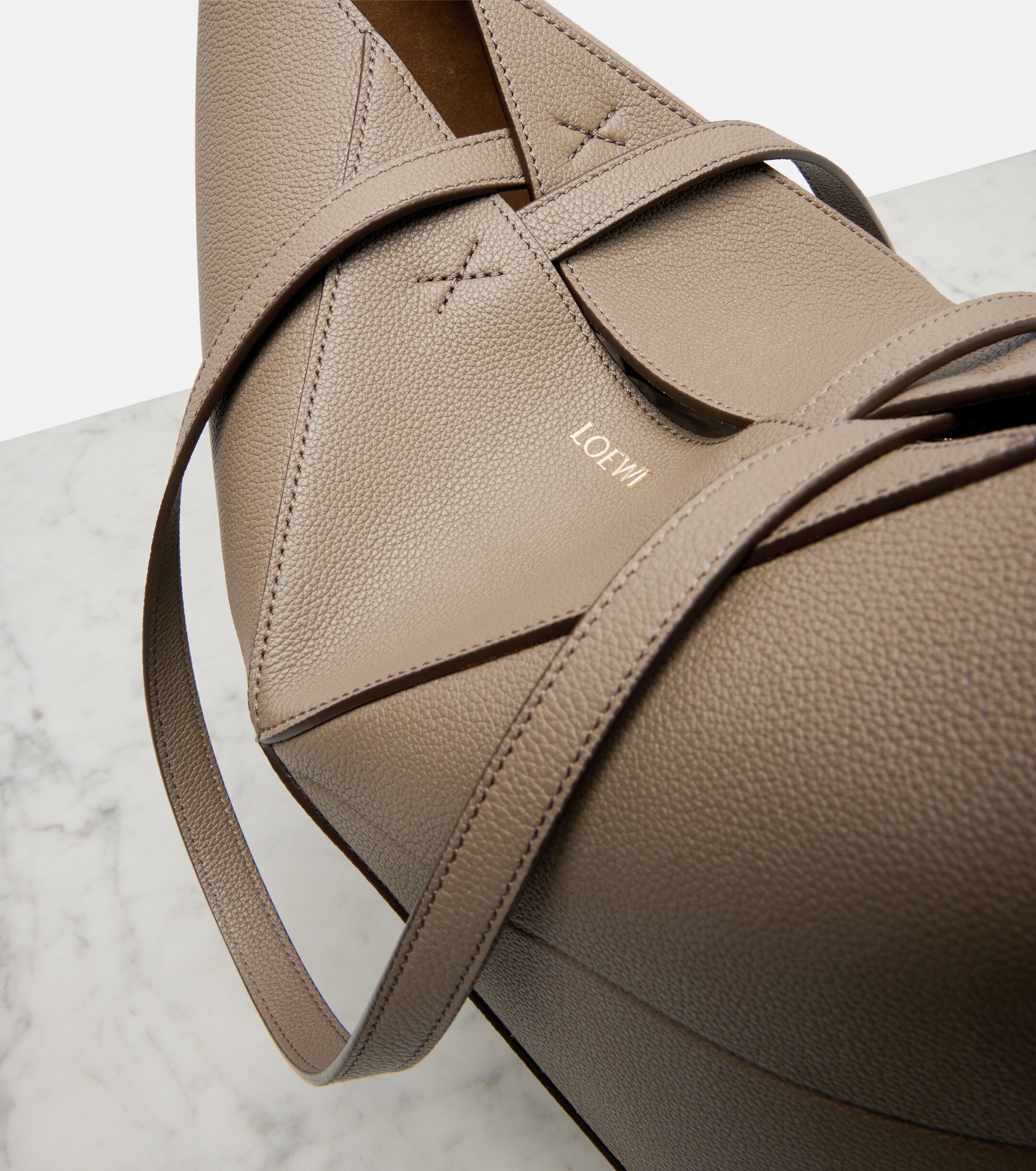 Loewe Puzzle Fold Medium leather tote bag