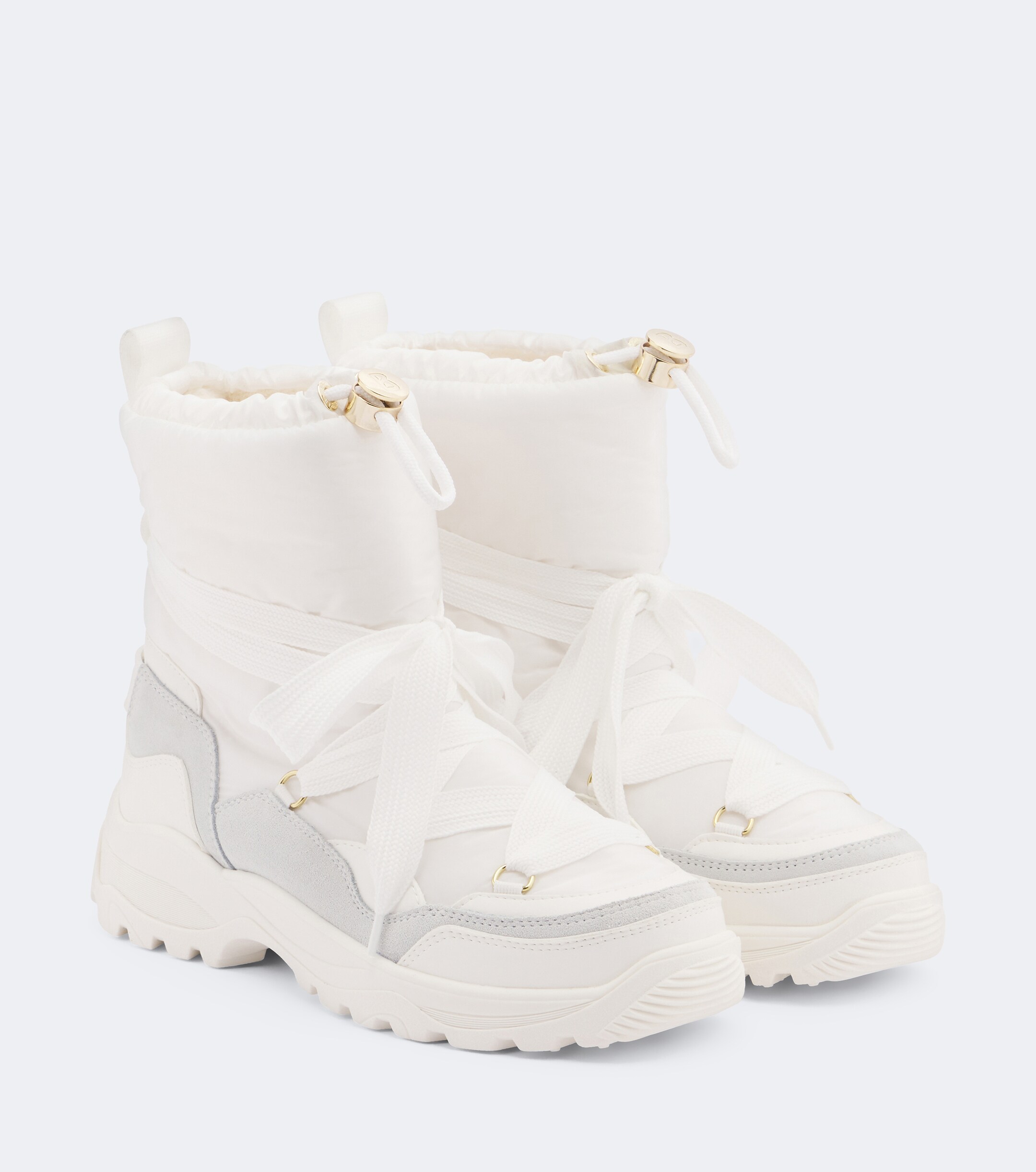 BOGNER Bogner Alta Badia suede-trimmed snow boots