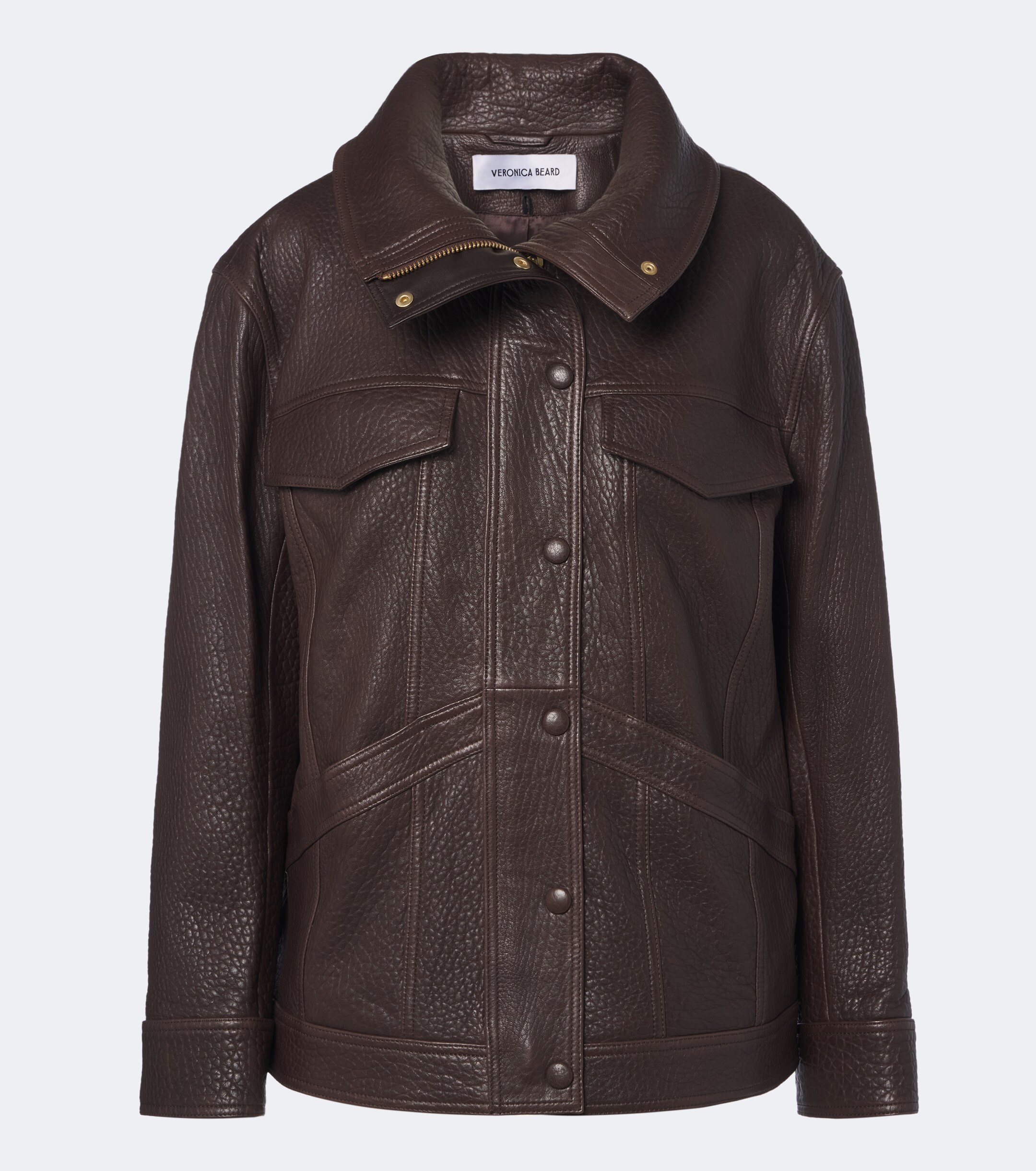 Veronica Beard Veronica Beard Silversmith leather jacket