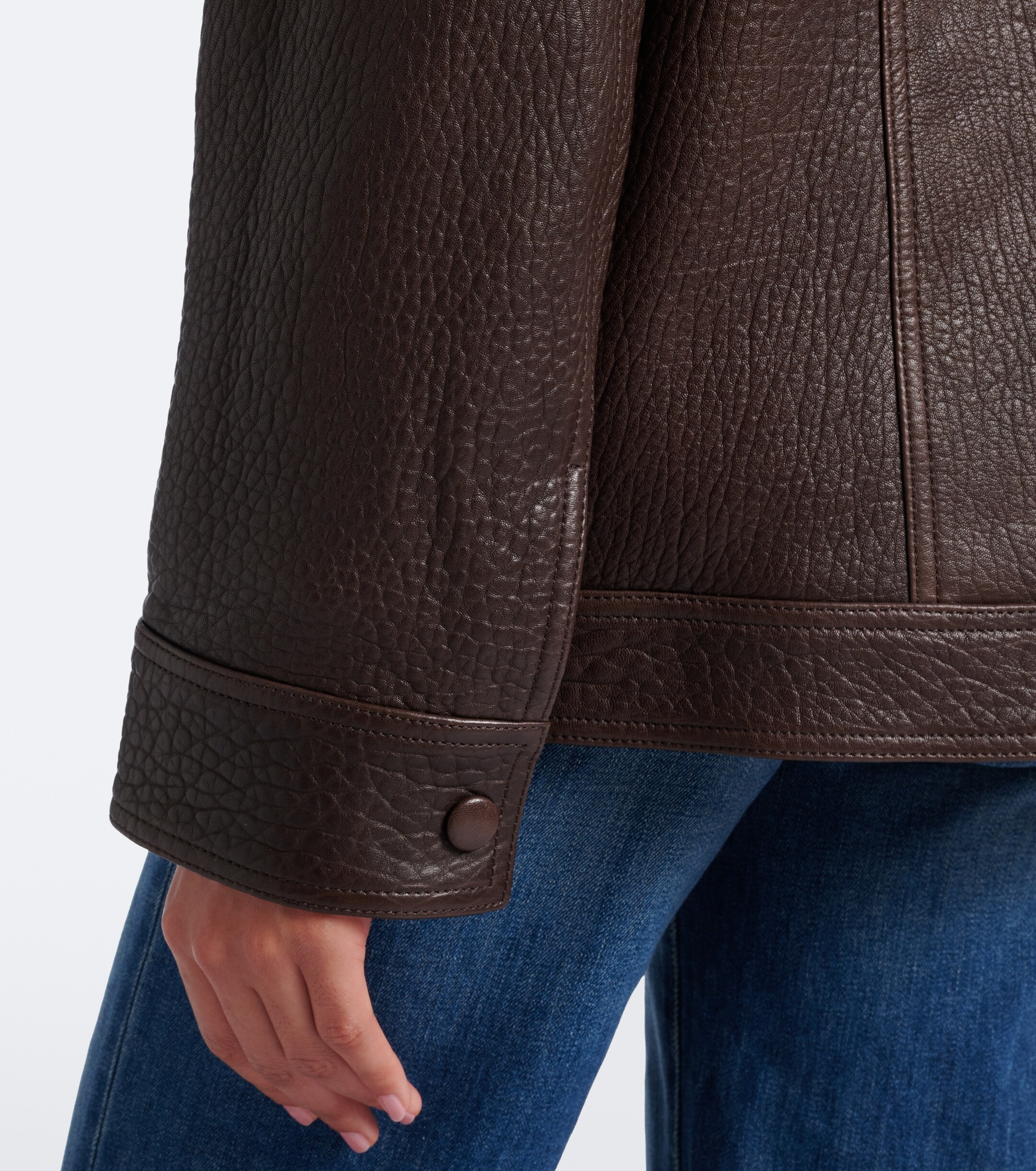 Veronica Beard Veronica Beard Silversmith leather jacket