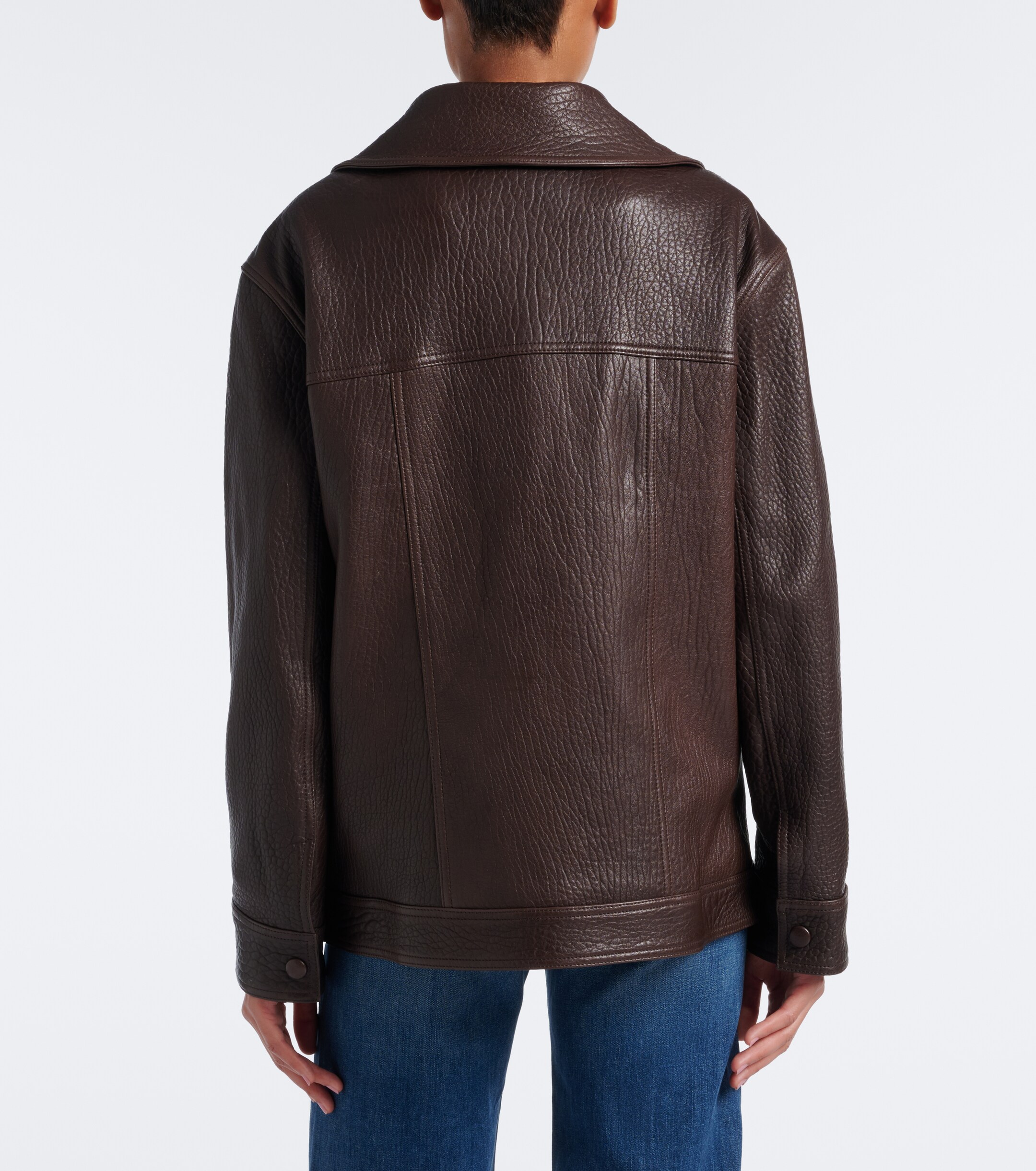 Veronica Beard Veronica Beard Silversmith leather jacket