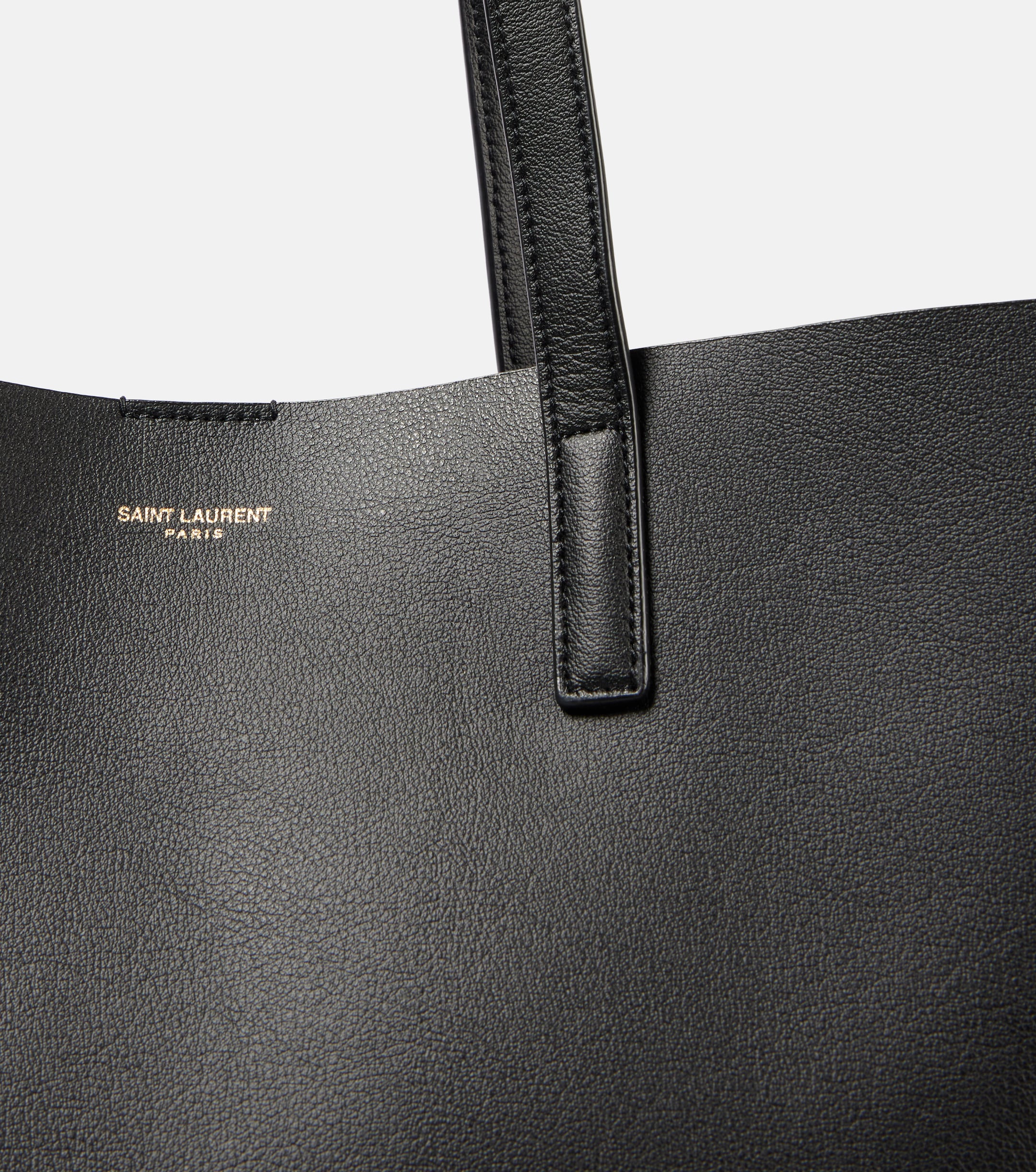 Saint Laurent Shopping E/W leather tote bag