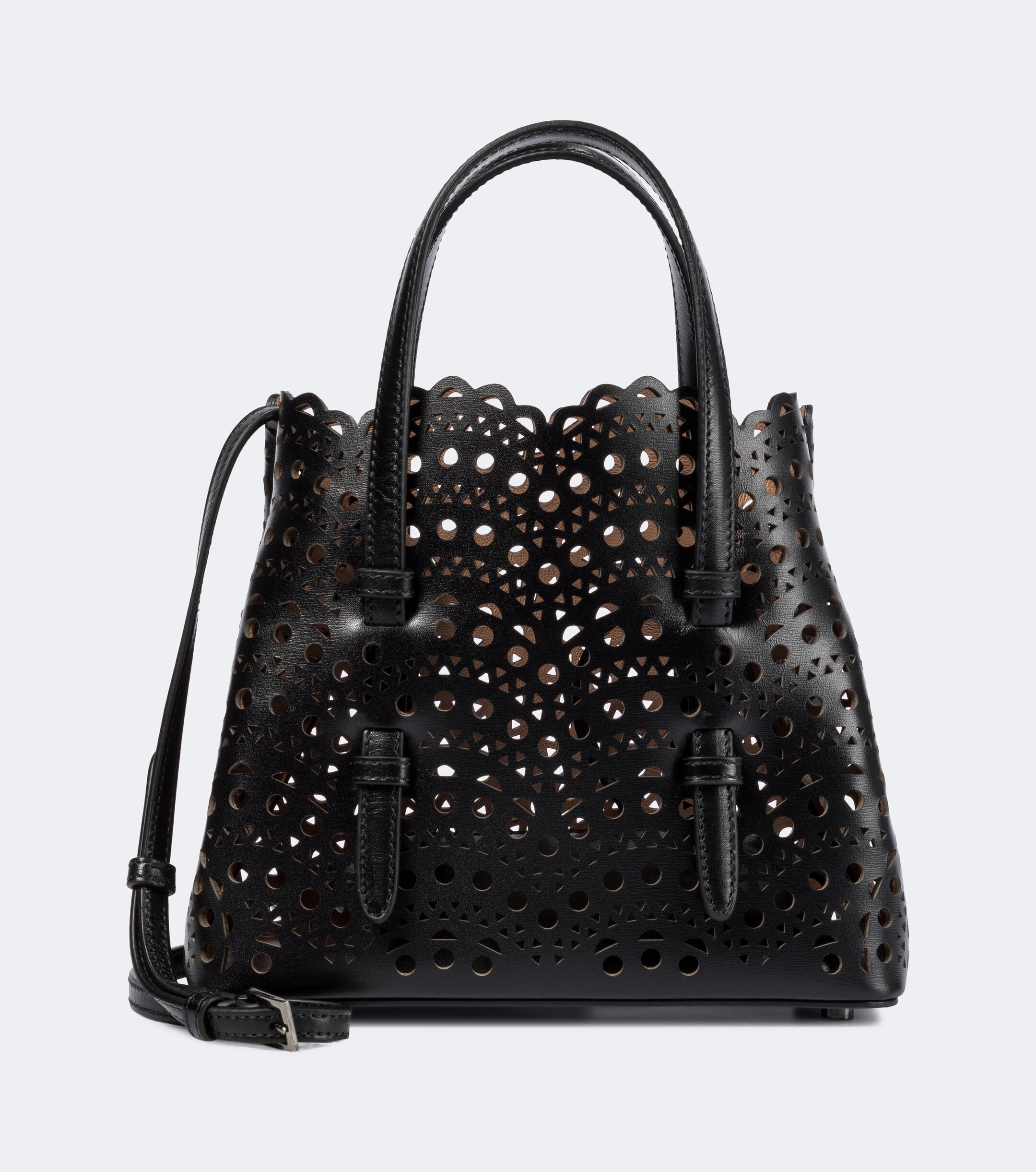 Alaïa Mina 20 Vienne Wave leather top-handle bag