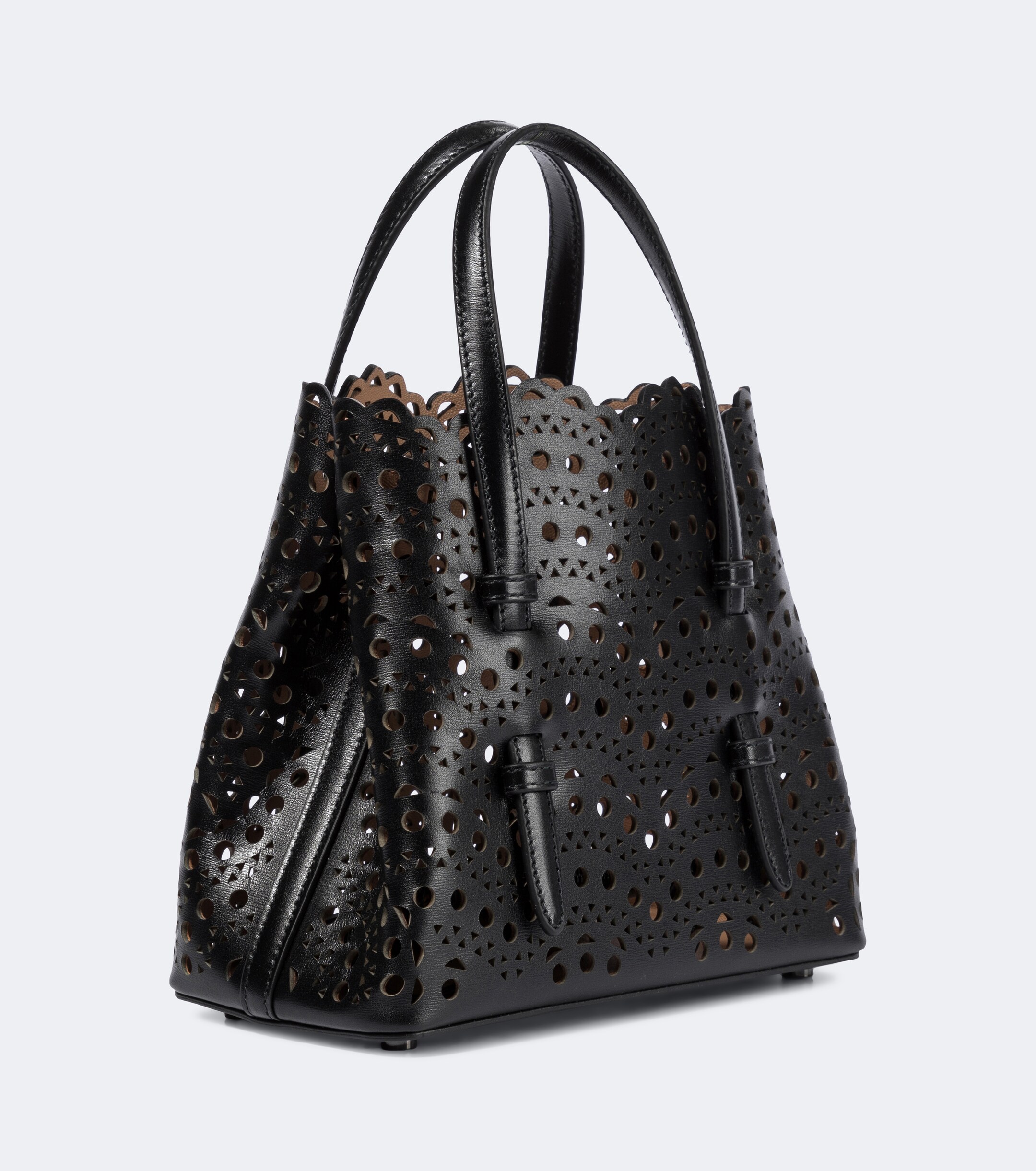 Alaïa Mina 20 Vienne Wave leather top-handle bag