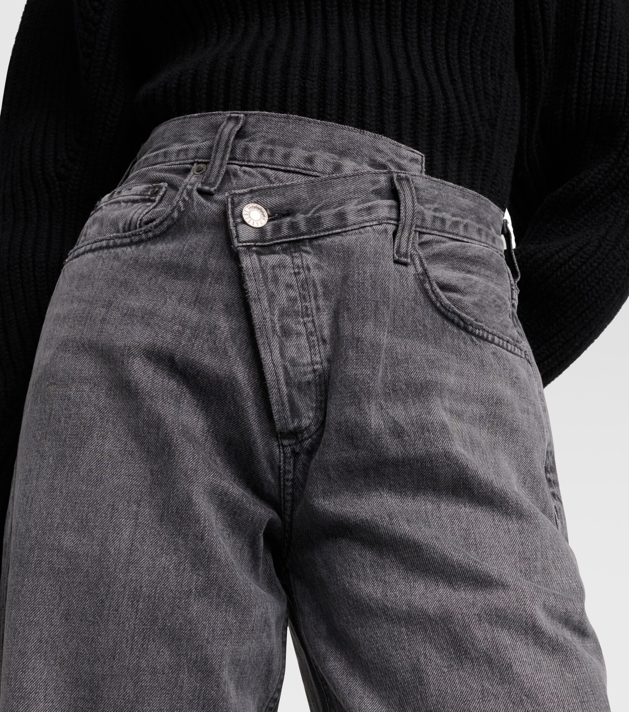 Agolde Criss Cross high-rise straight jeans