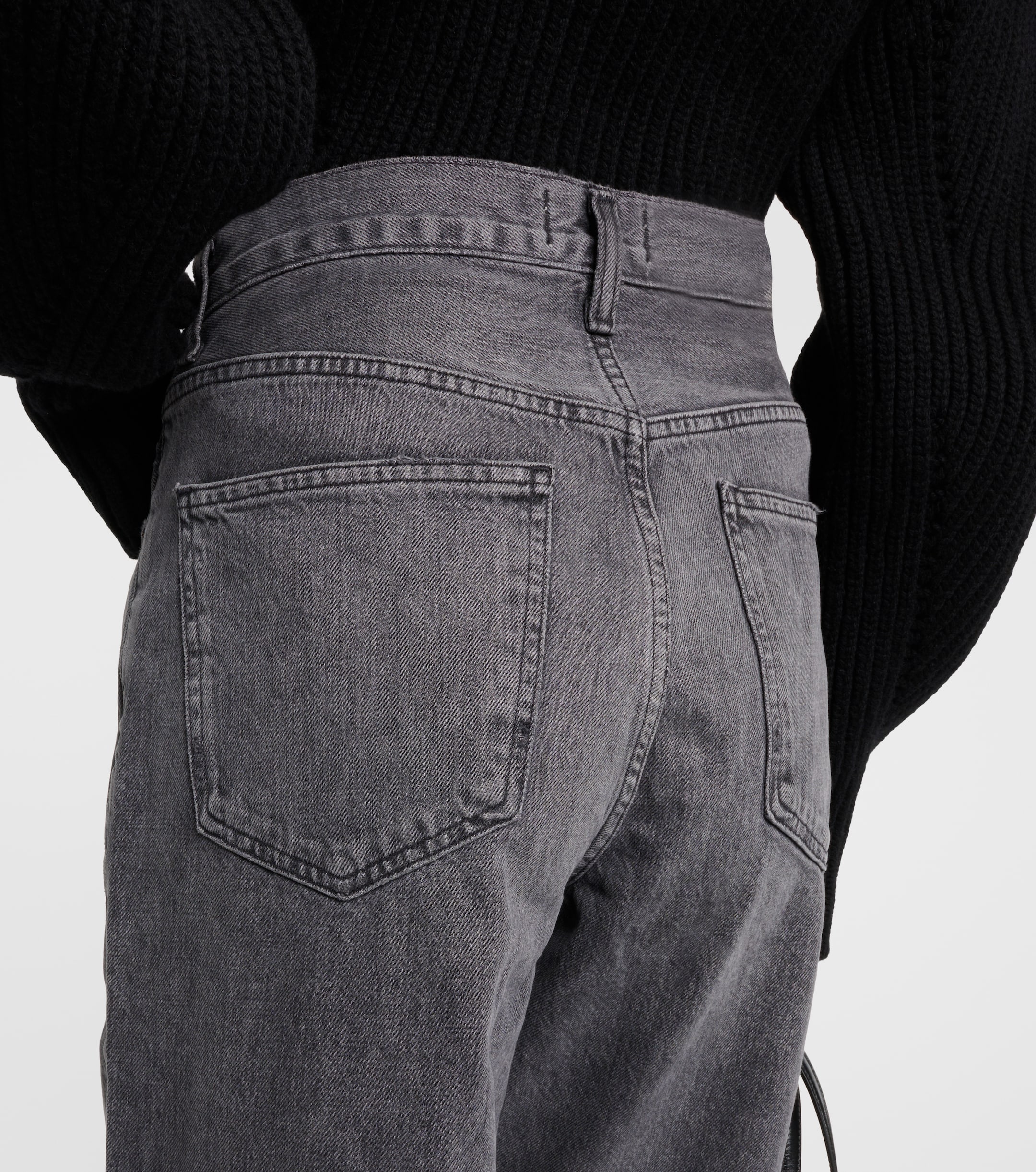 Agolde Criss Cross high-rise straight jeans