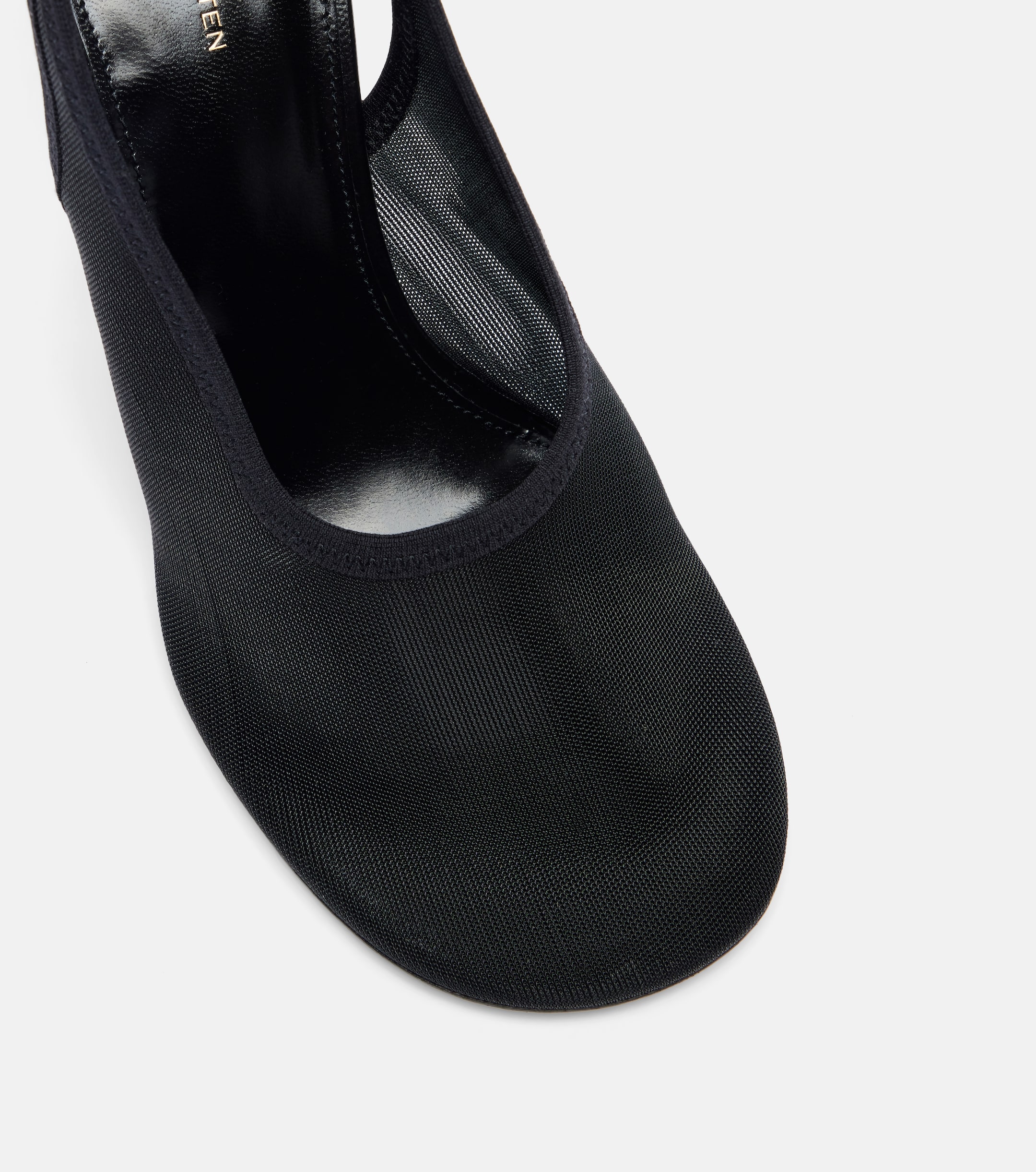 Dries Van Noten Mesh wedge slingback pumps thumbnail