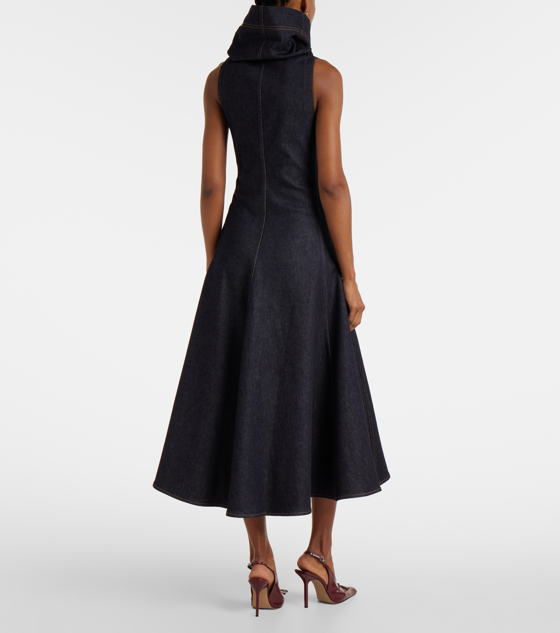 Jacquemus Denim midi dress